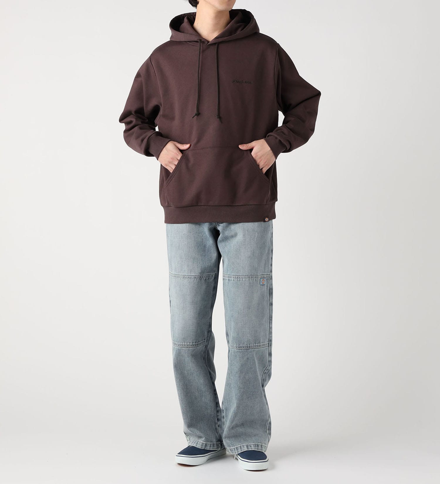Dickies(ディッキーズ)のエンブレム フーディー|トップス/パーカー/メンズ|ダークブラウン