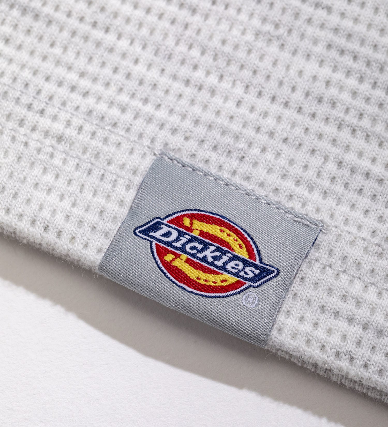 Dickies(ディッキーズ)のワッフルヘンリーネックロングスリーブTシャツ|トップス/Tシャツ/カットソー/メンズ|ヘザ－グレー