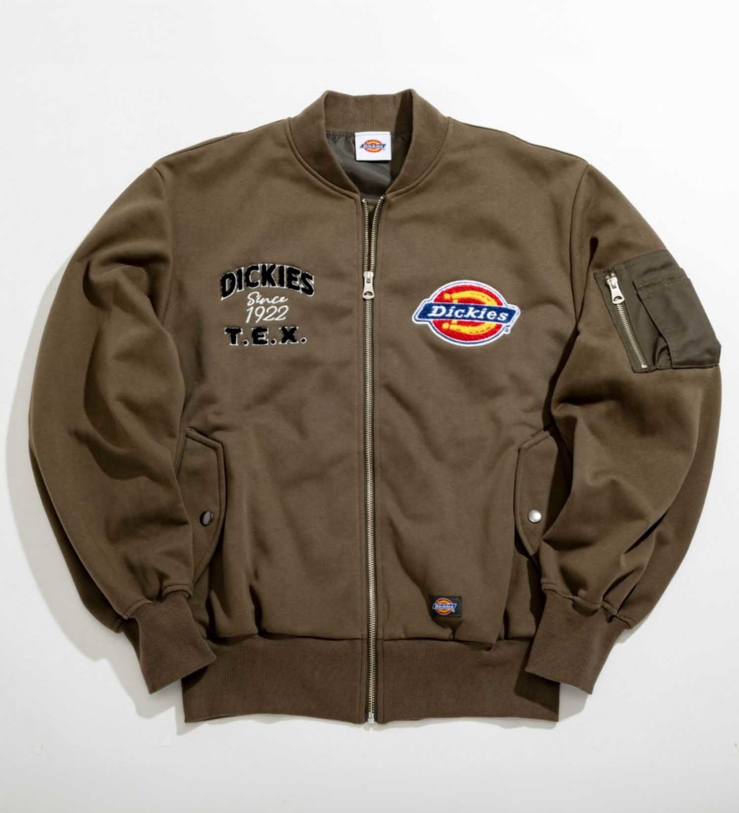 Dickies(ディッキーズ)のMA-1 ワッペン　スウェット|トップス/スウェット/メンズ|グリーン
