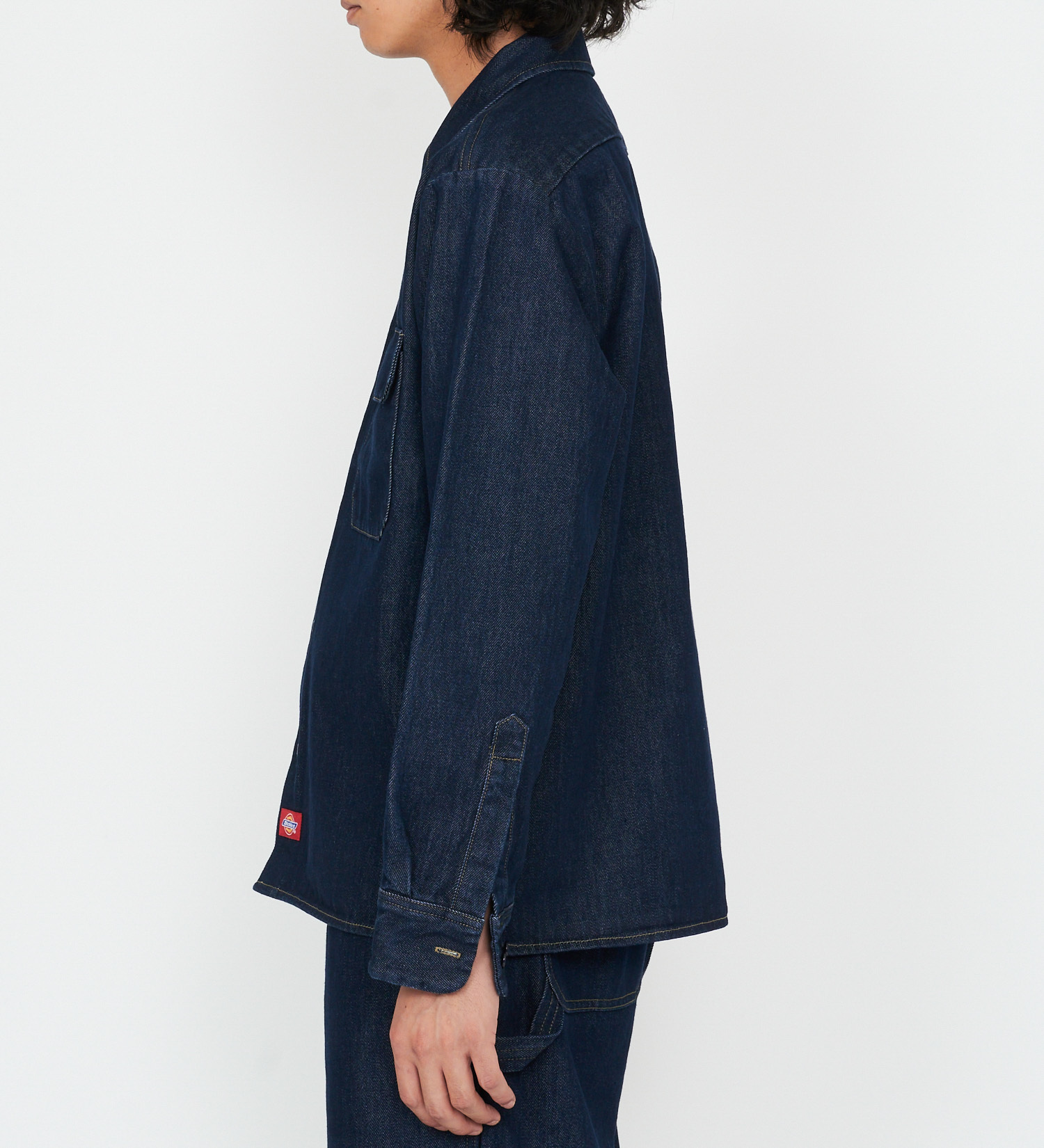 Dickies(ディッキーズ)のルーズフィット デニムワークシャツ|トップス/シャツ/ブラウス/メンズ|インディゴブルー