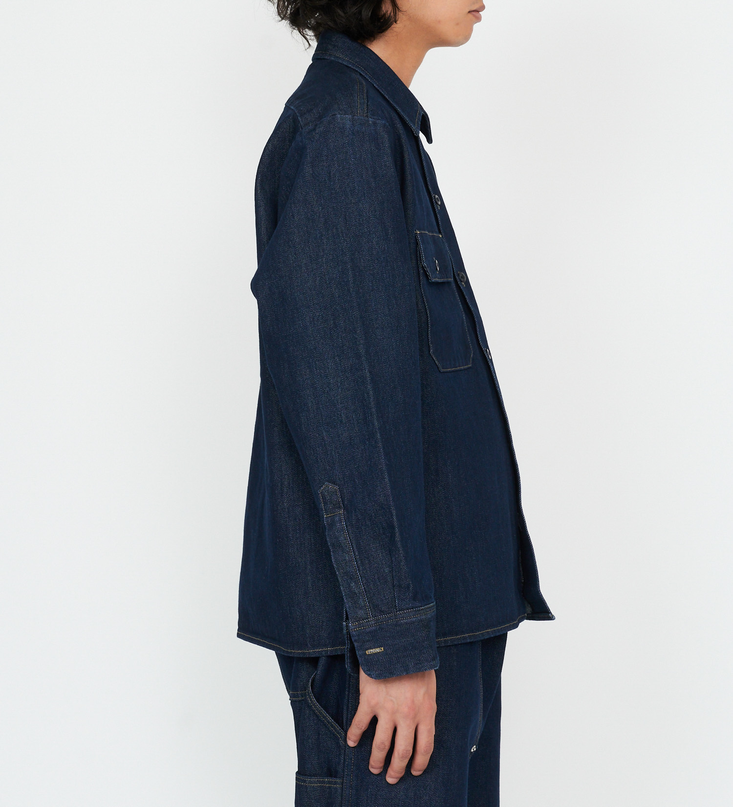 Dickies(ディッキーズ)のルーズフィット デニムワークシャツ|トップス/シャツ/ブラウス/メンズ|インディゴブルー