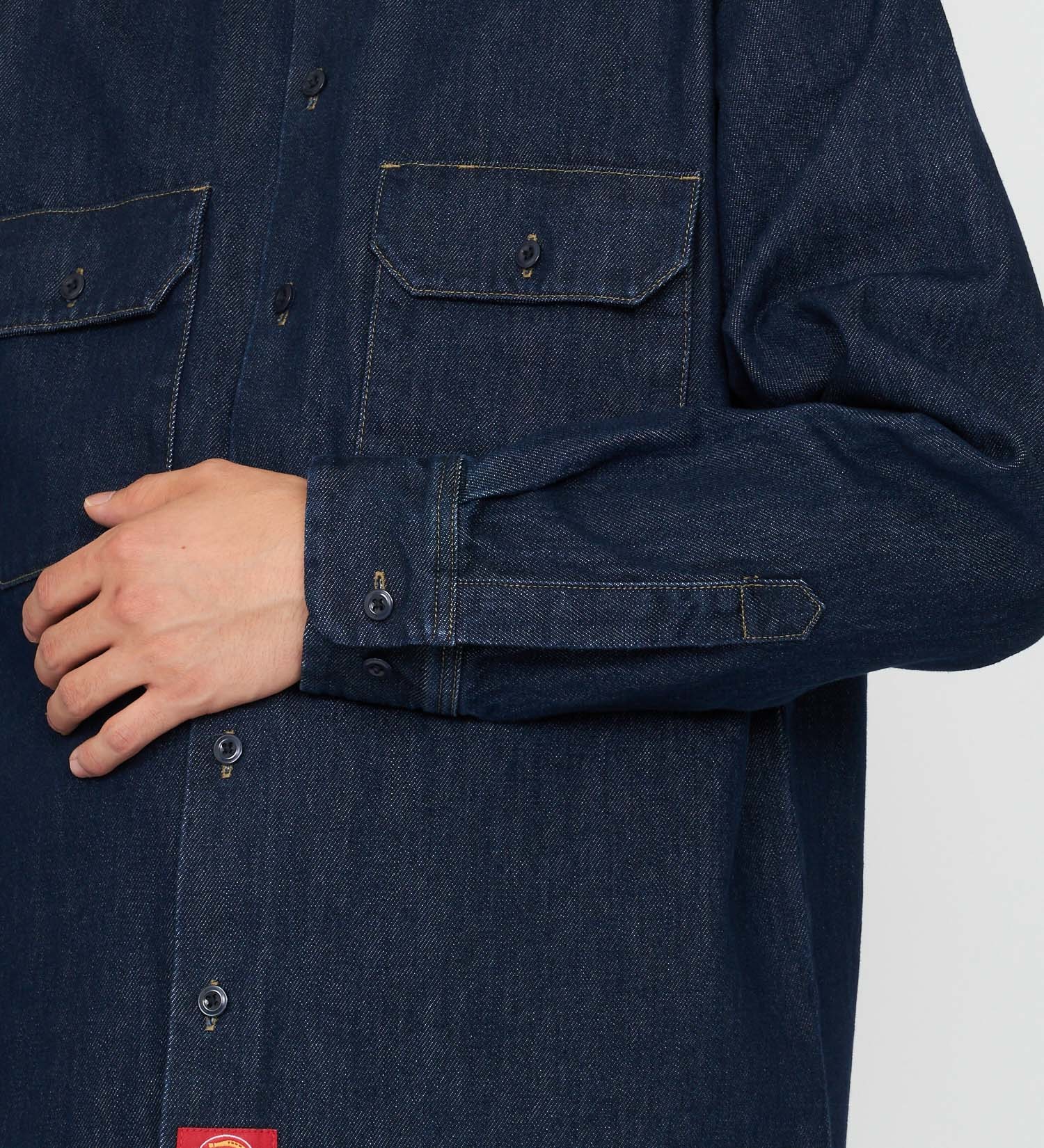 Dickies(ディッキーズ)のルーズフィット デニムワークシャツ|トップス/シャツ/ブラウス/メンズ|インディゴブルー