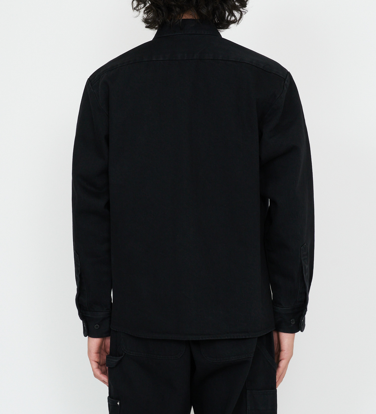 Dickies(ディッキーズ)のルーズフィット デニムワークシャツ|トップス/シャツ/ブラウス/メンズ|ブラックデニム