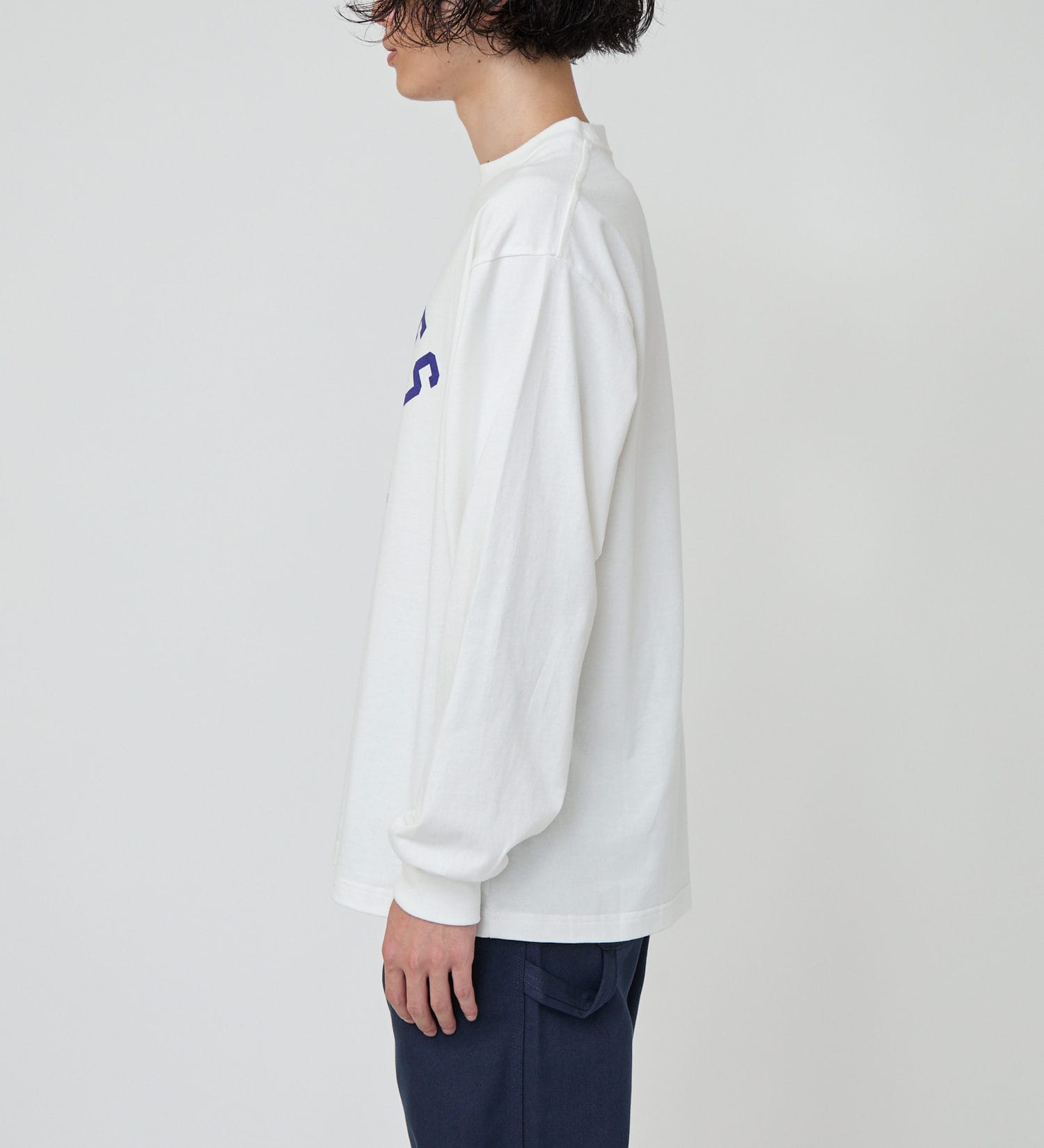 Dickies(ディッキーズ)のアーチロゴロングスリーブTシャツ|トップス/Tシャツ/カットソー/メンズ|ホワイト