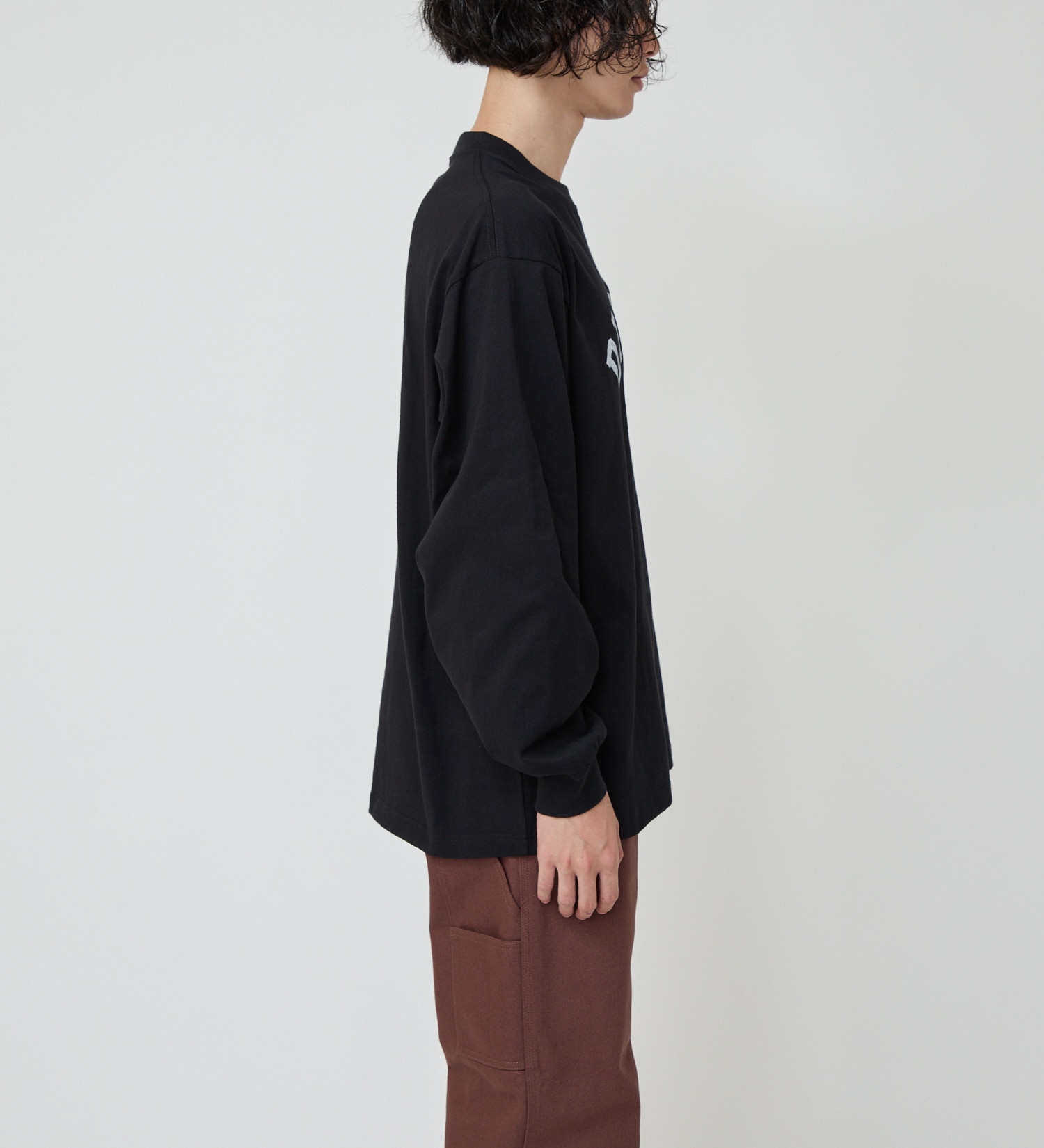 Dickies(ディッキーズ)のアーチロゴロングスリーブTシャツ|トップス/Tシャツ/カットソー/メンズ|ブラック