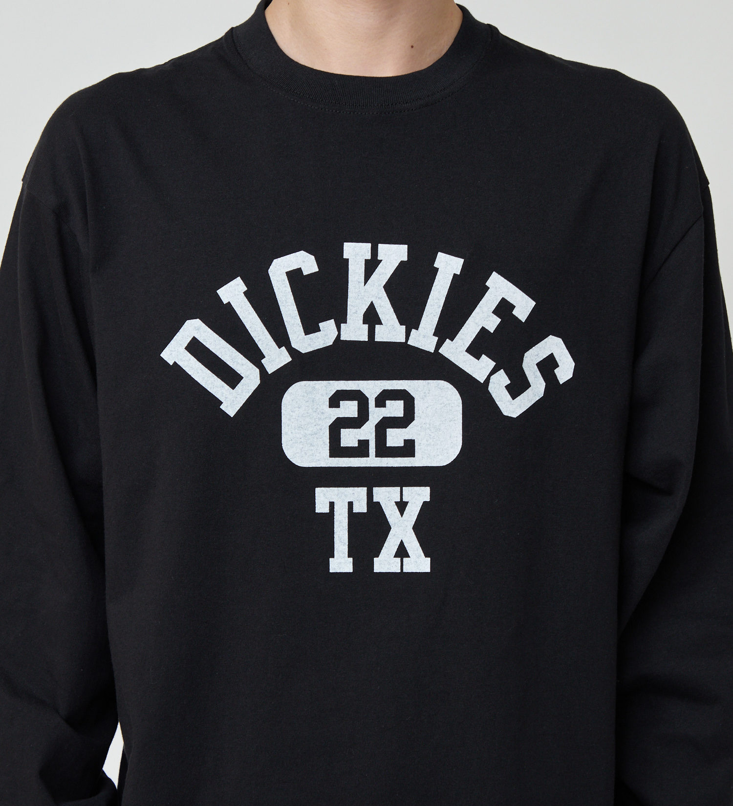 Dickies(ディッキーズ)のアーチロゴロングスリーブTシャツ|トップス/Tシャツ/カットソー/メンズ|ブラック
