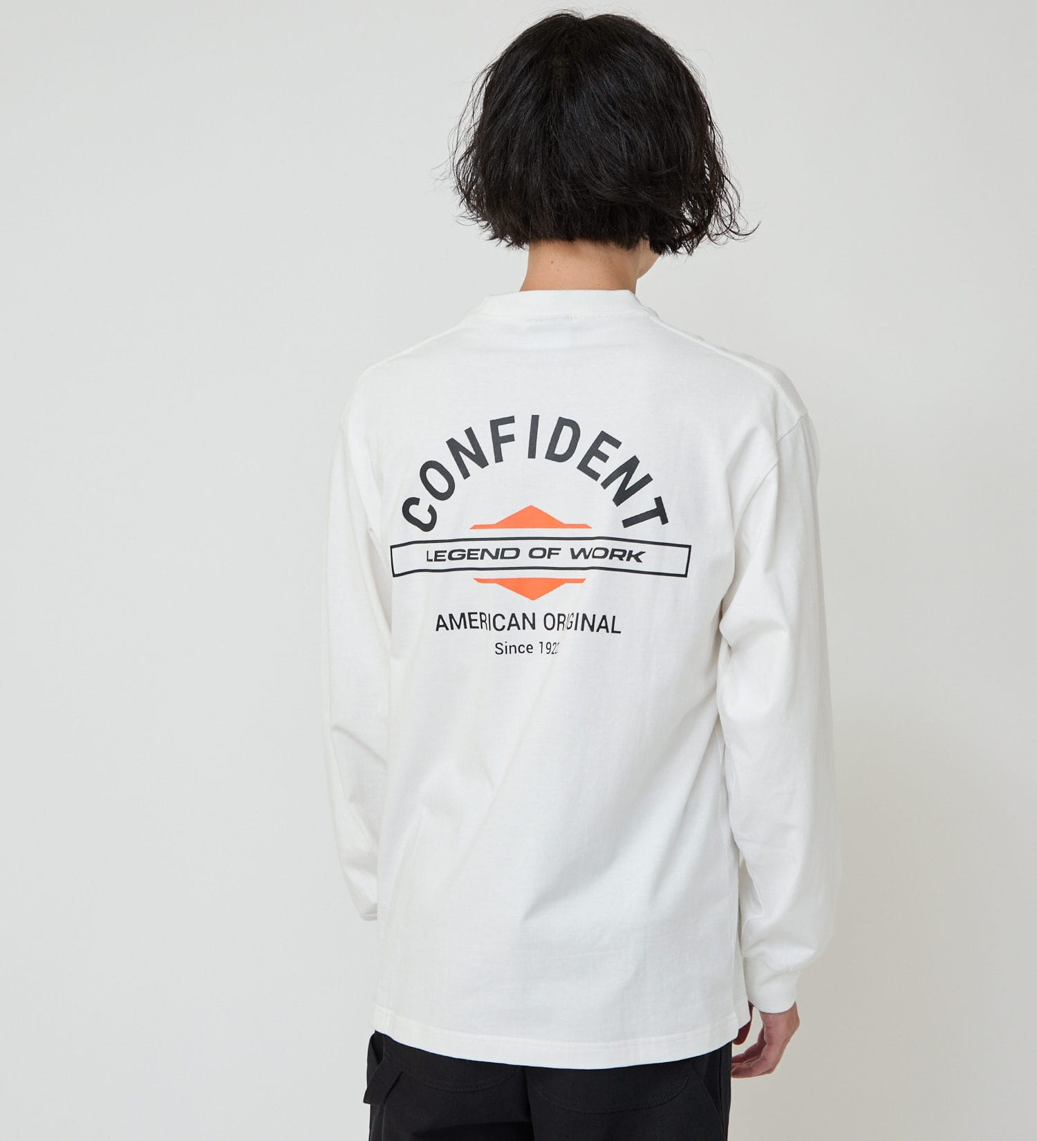 Dickies(ディッキーズ)のバックプリントロングスリーブTシャツ|トップス/Tシャツ/カットソー/メンズ|ホワイト