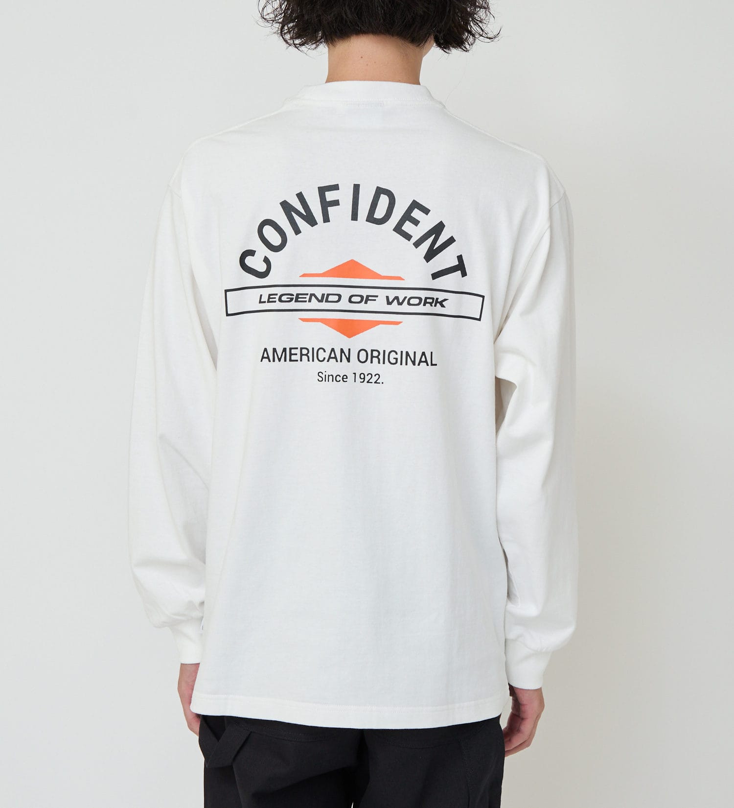 Dickies(ディッキーズ)のバックプリントロングスリーブTシャツ|トップス/Tシャツ/カットソー/メンズ|ホワイト