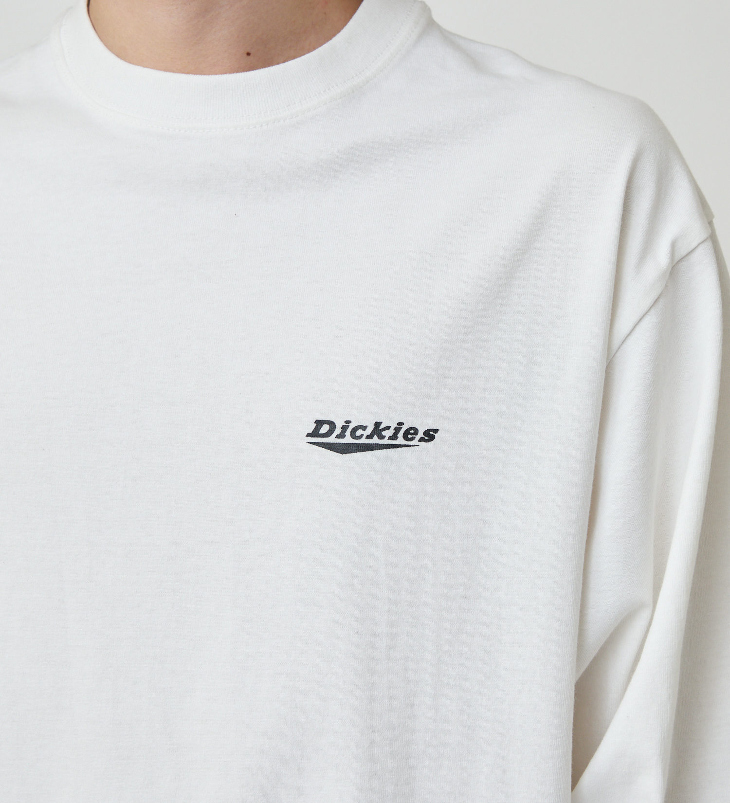 Dickies(ディッキーズ)のバックプリントロングスリーブTシャツ|トップス/Tシャツ/カットソー/メンズ|ホワイト