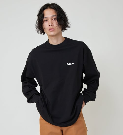 Dickies(ディッキーズ)のバックプリントロングスリーブTシャツ|トップス/Tシャツ/カットソー/メンズ|ブラック