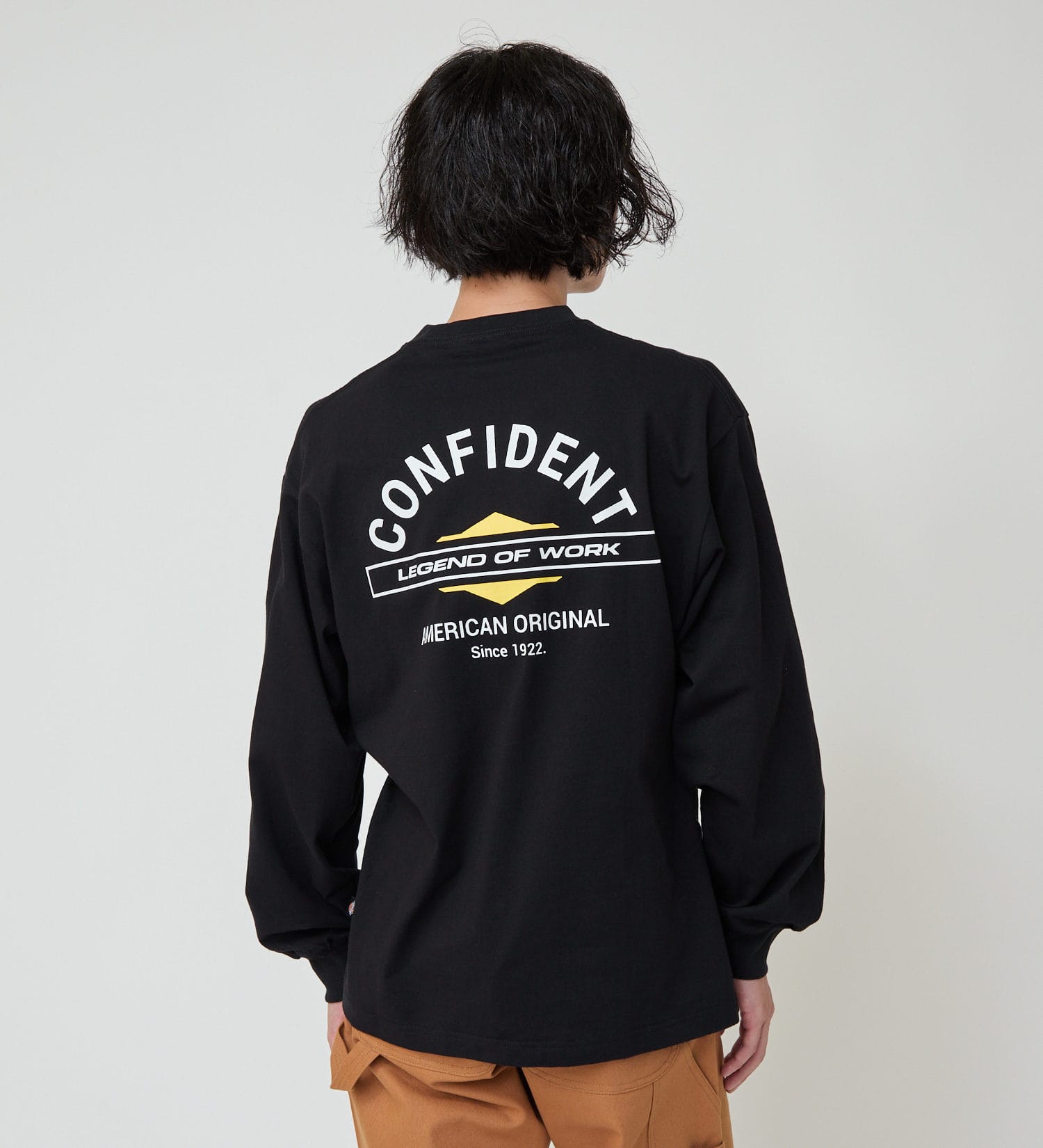 Dickies(ディッキーズ)のバックプリントロングスリーブTシャツ|トップス/Tシャツ/カットソー/メンズ|ブラック