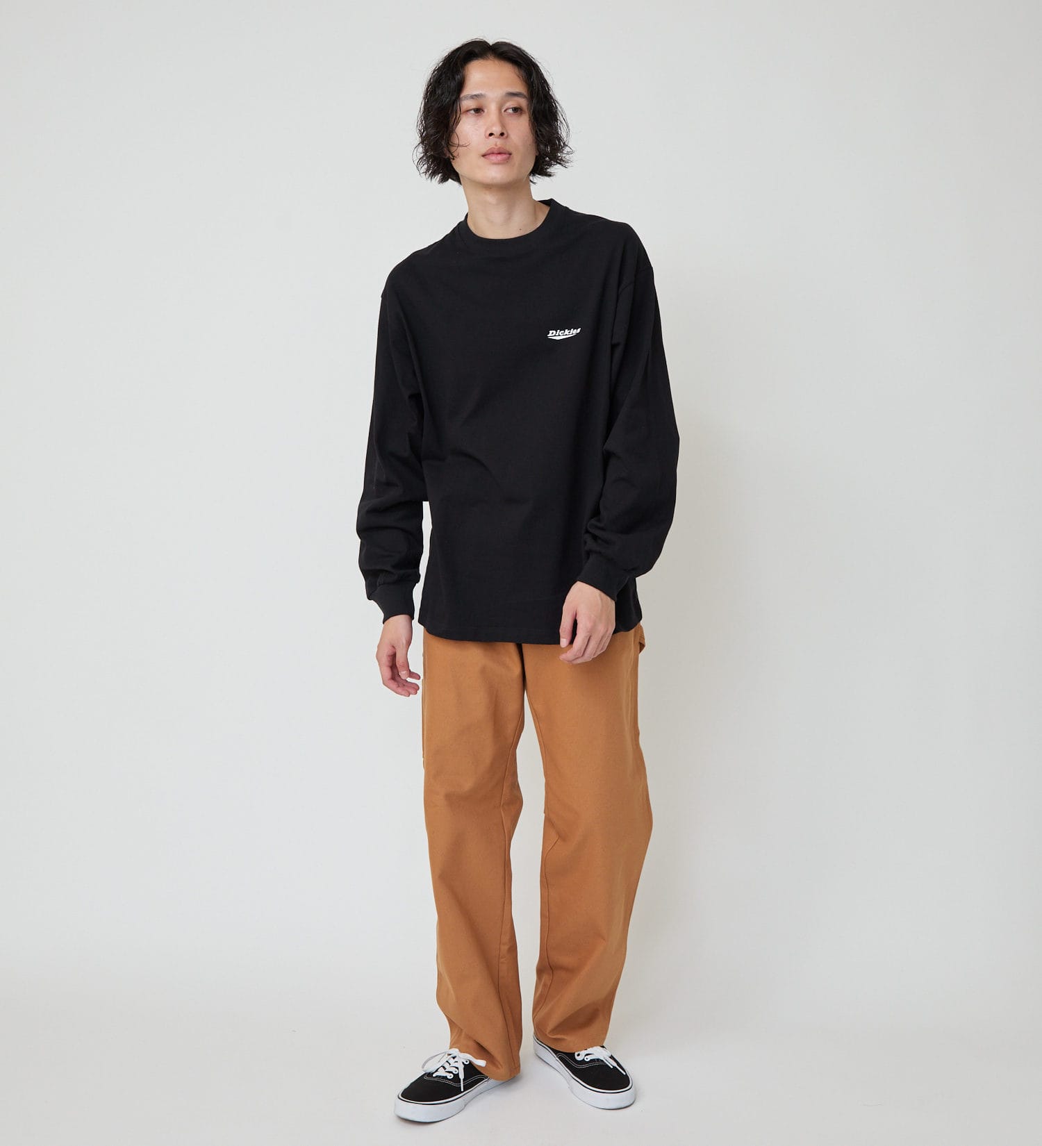 Dickies(ディッキーズ)のバックプリントロングスリーブTシャツ|トップス/Tシャツ/カットソー/メンズ|ブラック