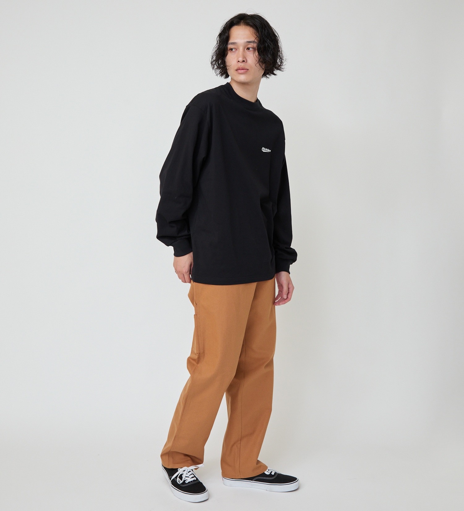 Dickies(ディッキーズ)のバックプリントロングスリーブTシャツ|トップス/Tシャツ/カットソー/メンズ|ブラック
