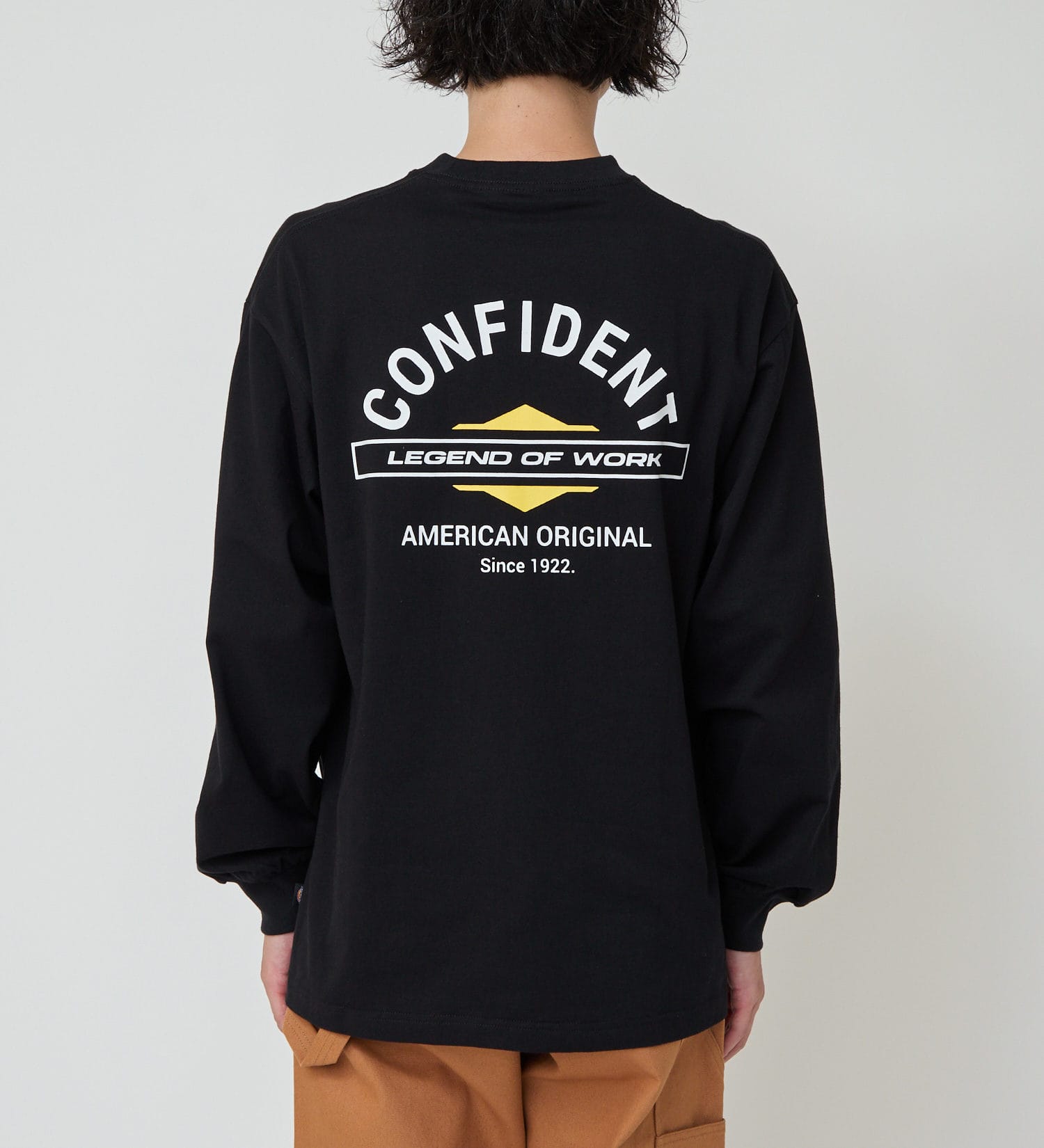 Dickies(ディッキーズ)のバックプリントロングスリーブTシャツ|トップス/Tシャツ/カットソー/メンズ|ブラック