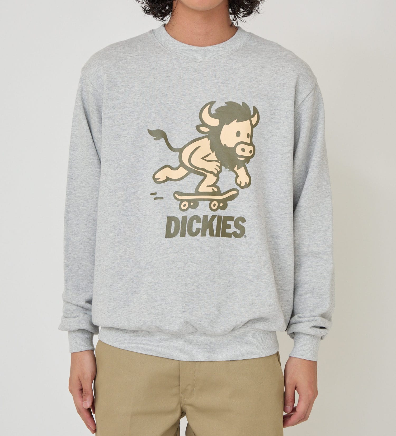 Dickies(ディッキーズ)のウォッシュプリントフーディー|トップス/スウェット/メンズ|ヘザ－グレー