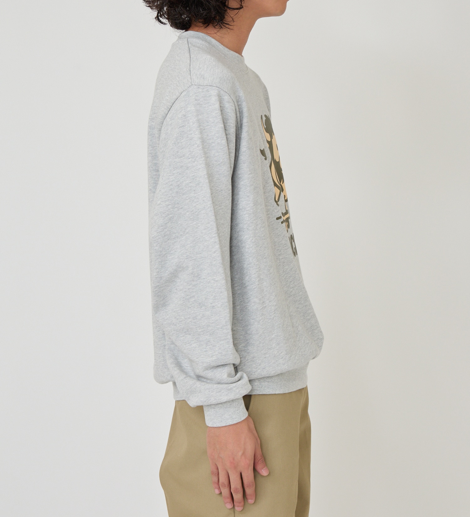 Dickies(ディッキーズ)のウォッシュプリントフーディー|トップス/スウェット/メンズ|ヘザ－グレー