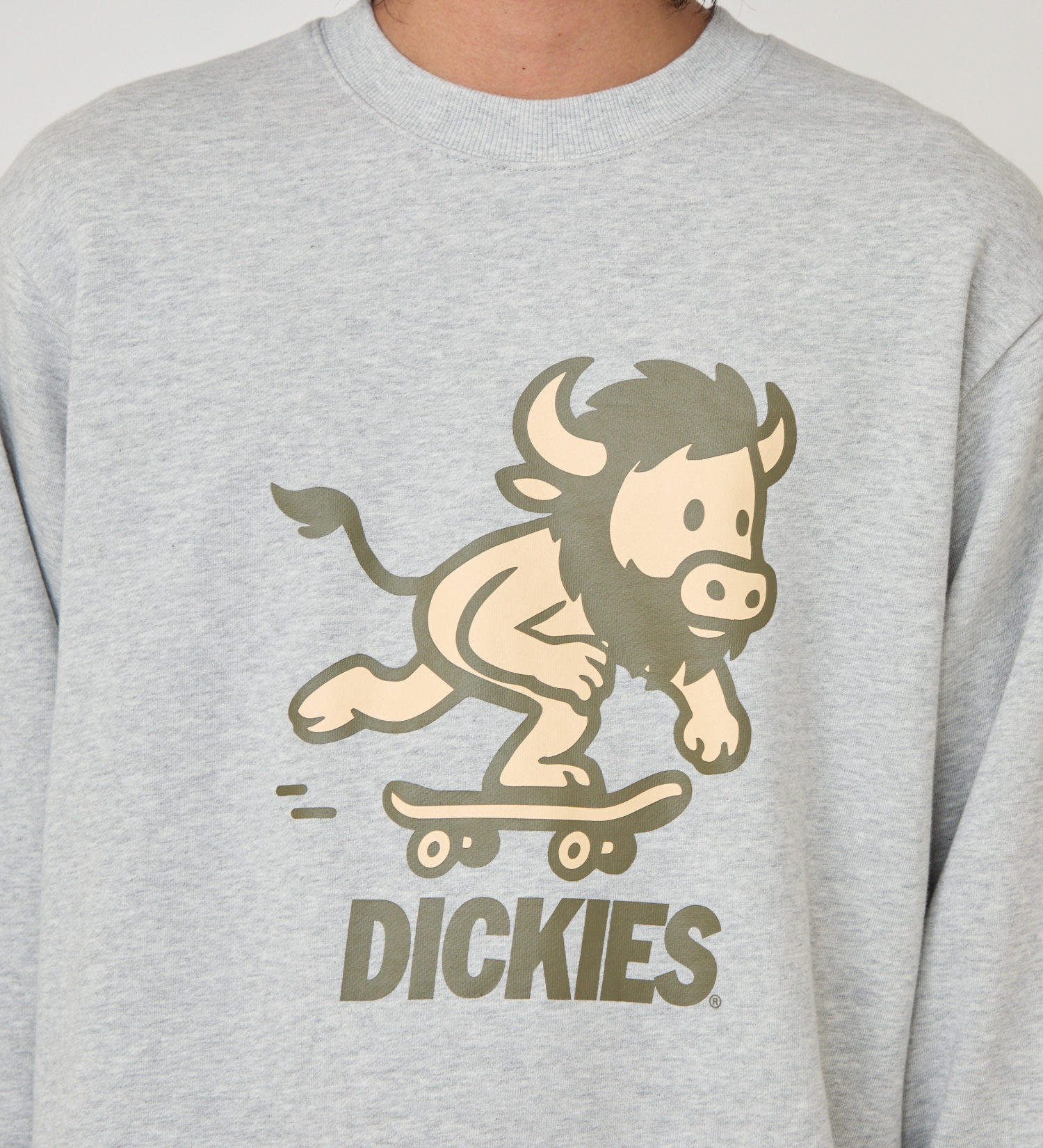 Dickies(ディッキーズ)のウォッシュプリントフーディー|トップス/スウェット/メンズ|ヘザ－グレー