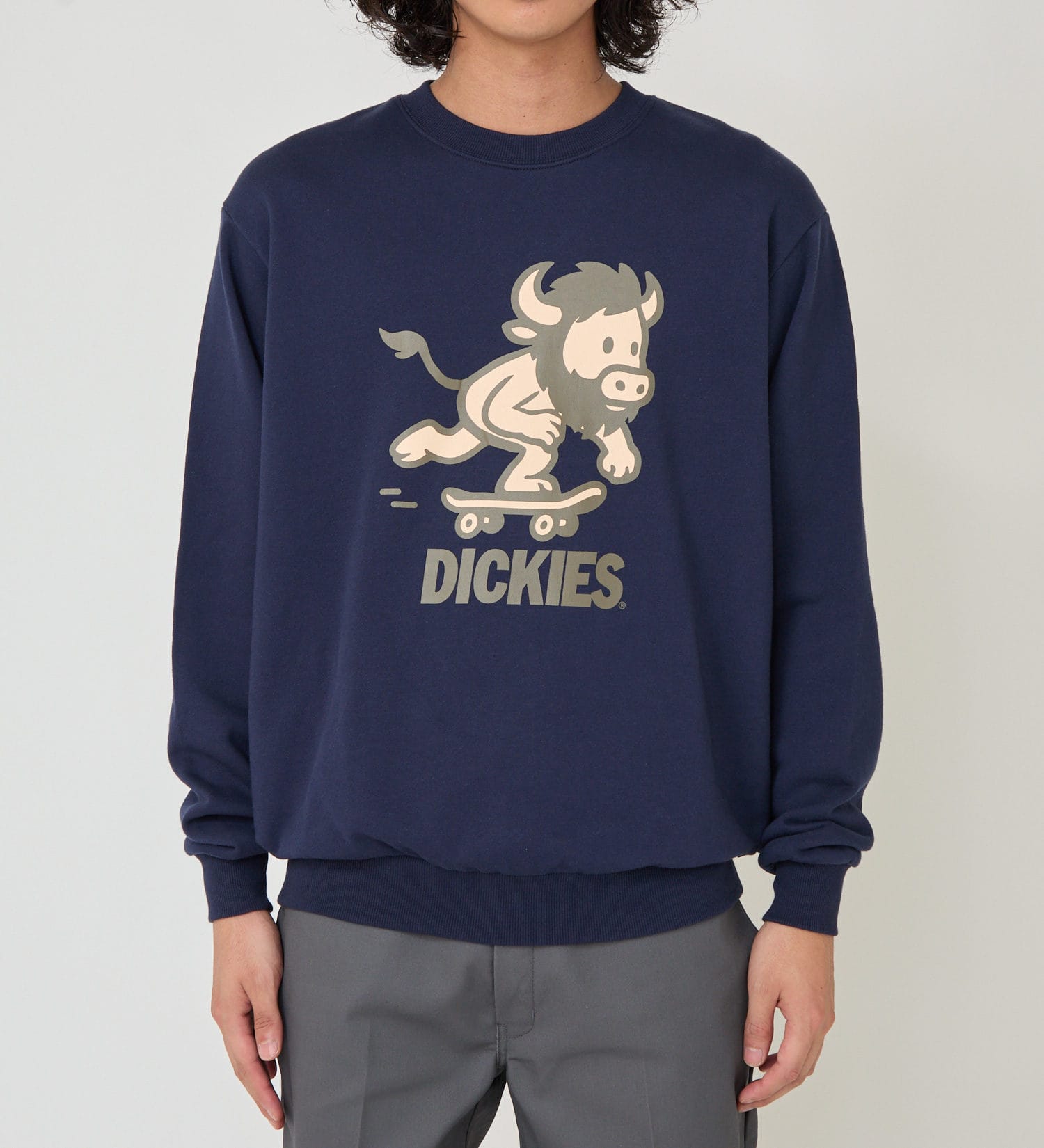 Dickies(ディッキーズ)のウォッシュプリントフーディー|トップス/スウェット/メンズ|ネイビー