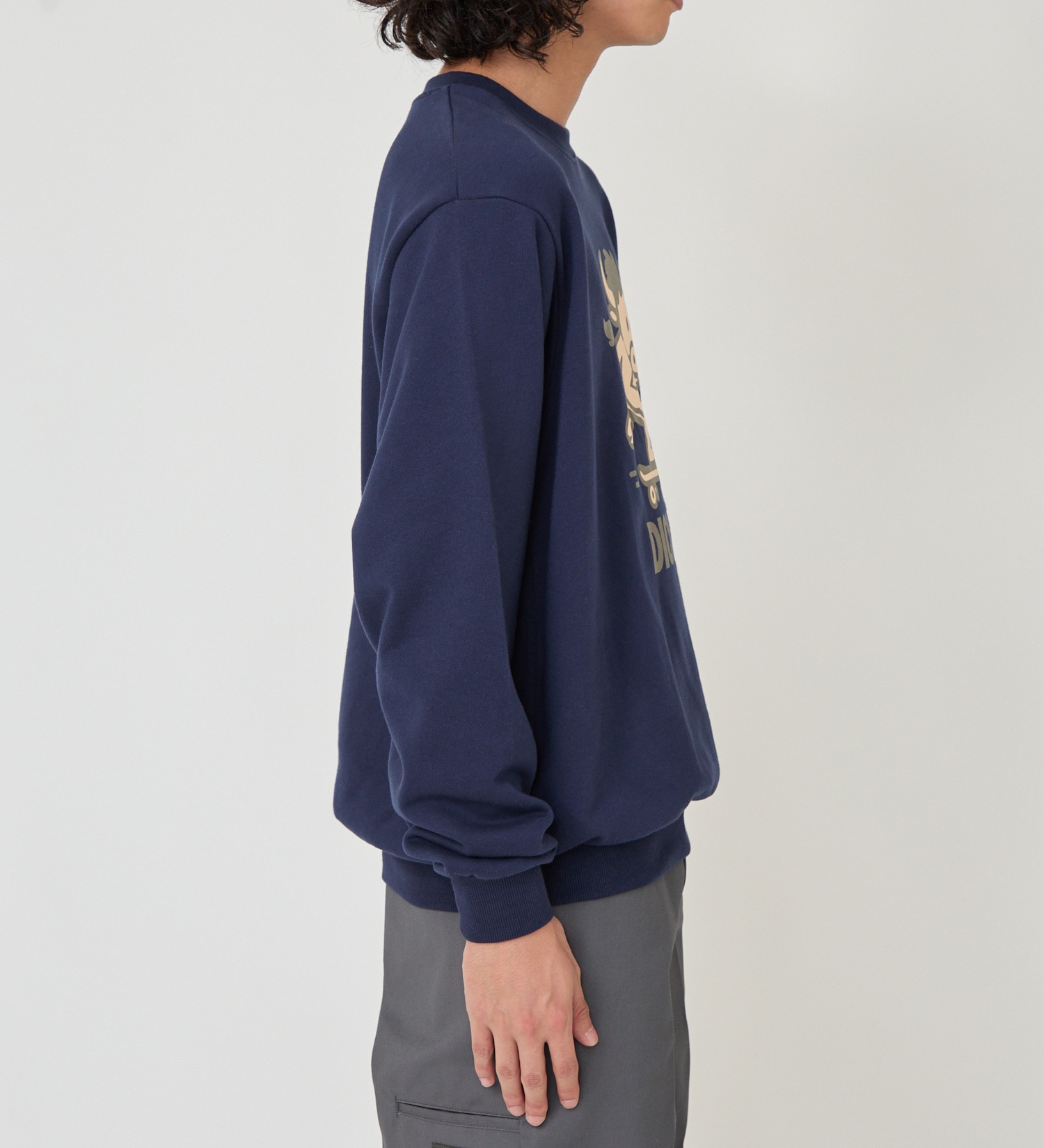Dickies(ディッキーズ)のウォッシュプリントフーディー|トップス/スウェット/メンズ|ネイビー