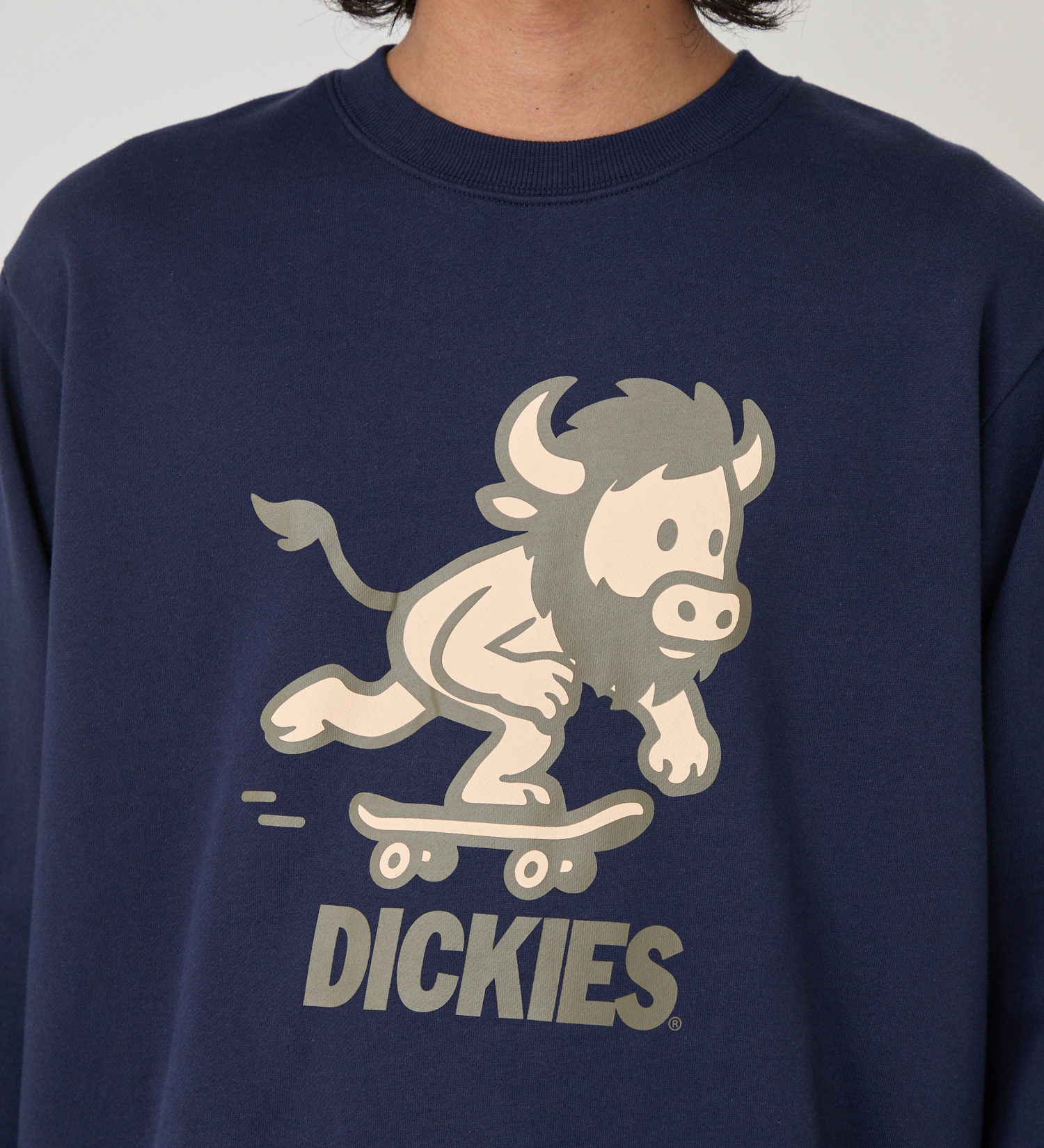 Dickies(ディッキーズ)のウォッシュプリントフーディー|トップス/スウェット/メンズ|ネイビー
