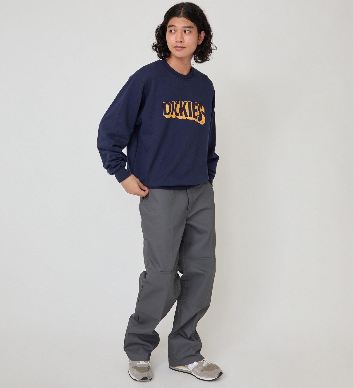 Dickies(ディッキーズ)のロゴプリントスウェット|トップス/スウェット/メンズ|ネイビー