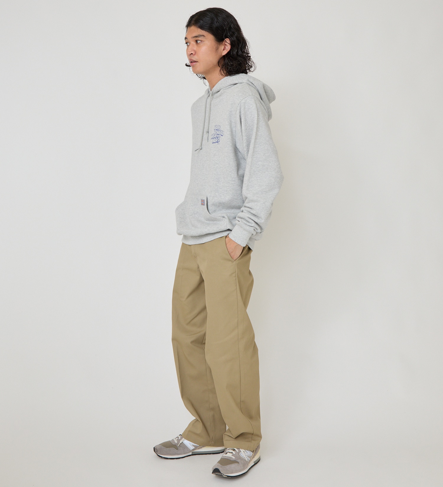 Dickies(ディッキーズ)のウォッシュプリントフーディー|トップス/パーカー/メンズ|ヘザ－グレー