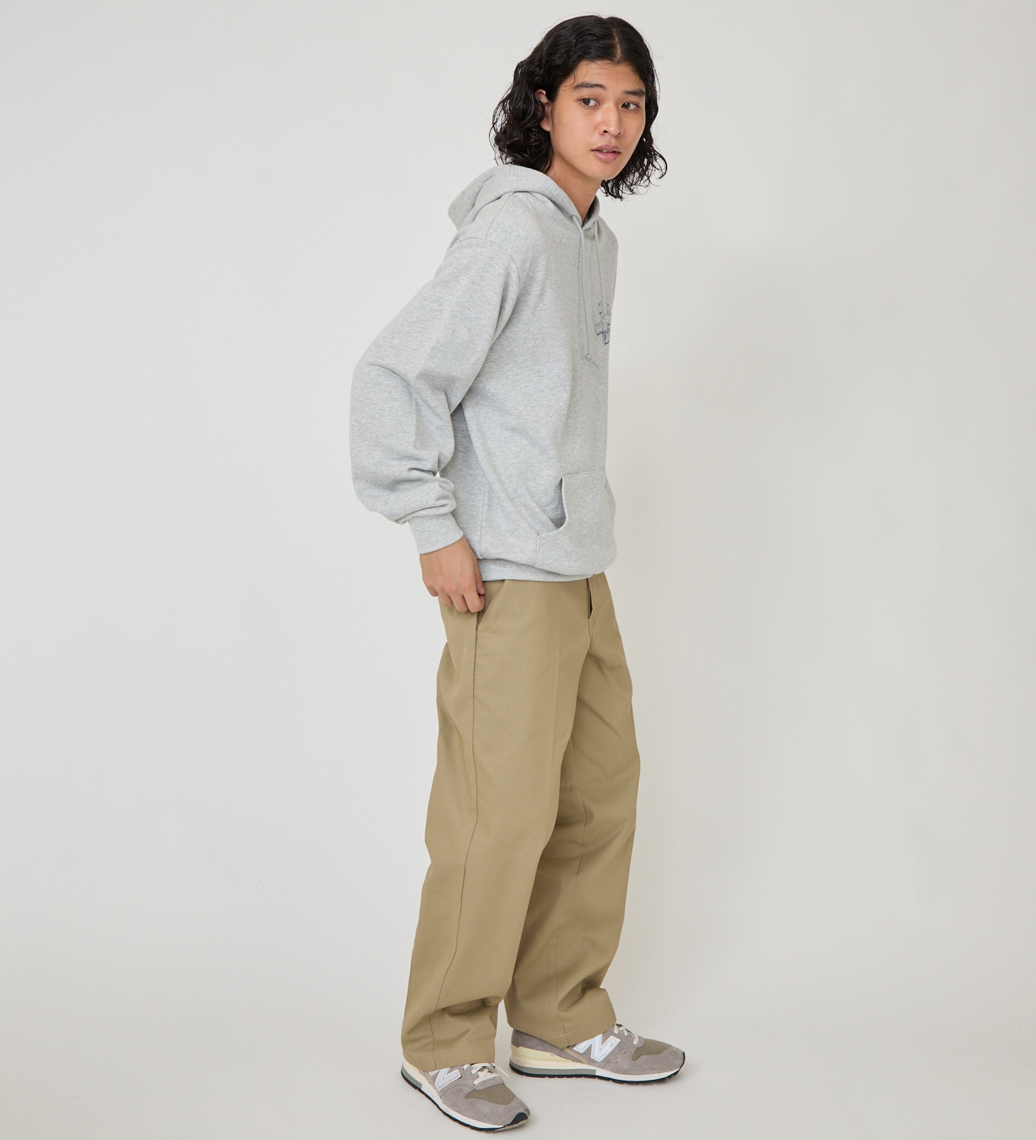 Dickies(ディッキーズ)のウォッシュプリントフーディー|トップス/パーカー/メンズ|ヘザ－グレー