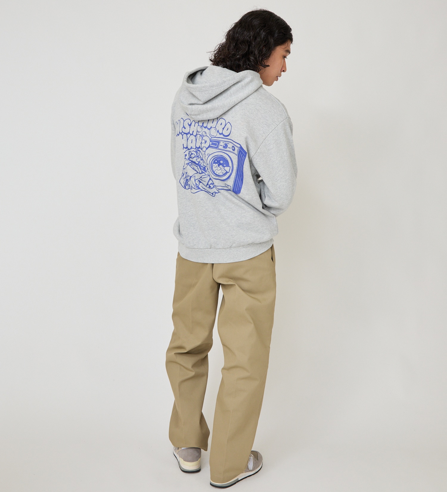 Dickies(ディッキーズ)のウォッシュプリントフーディー|トップス/パーカー/メンズ|ヘザ－グレー