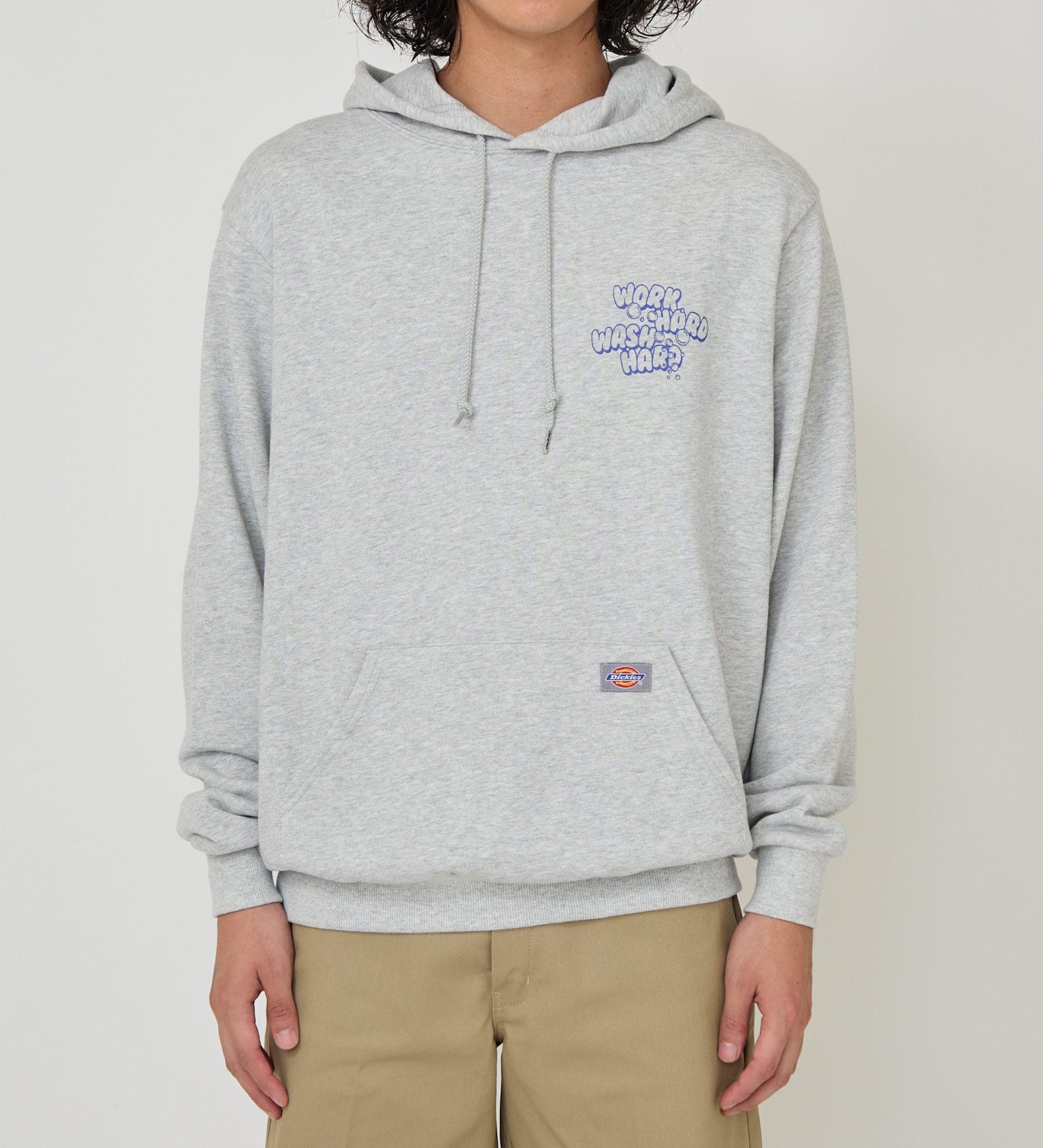 Dickies(ディッキーズ)のウォッシュプリントフーディー|トップス/パーカー/メンズ|ヘザ－グレー