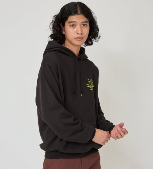 Dickies(ディッキーズ)のウォッシュプリントフーディー|トップス/パーカー/メンズ|ブラック