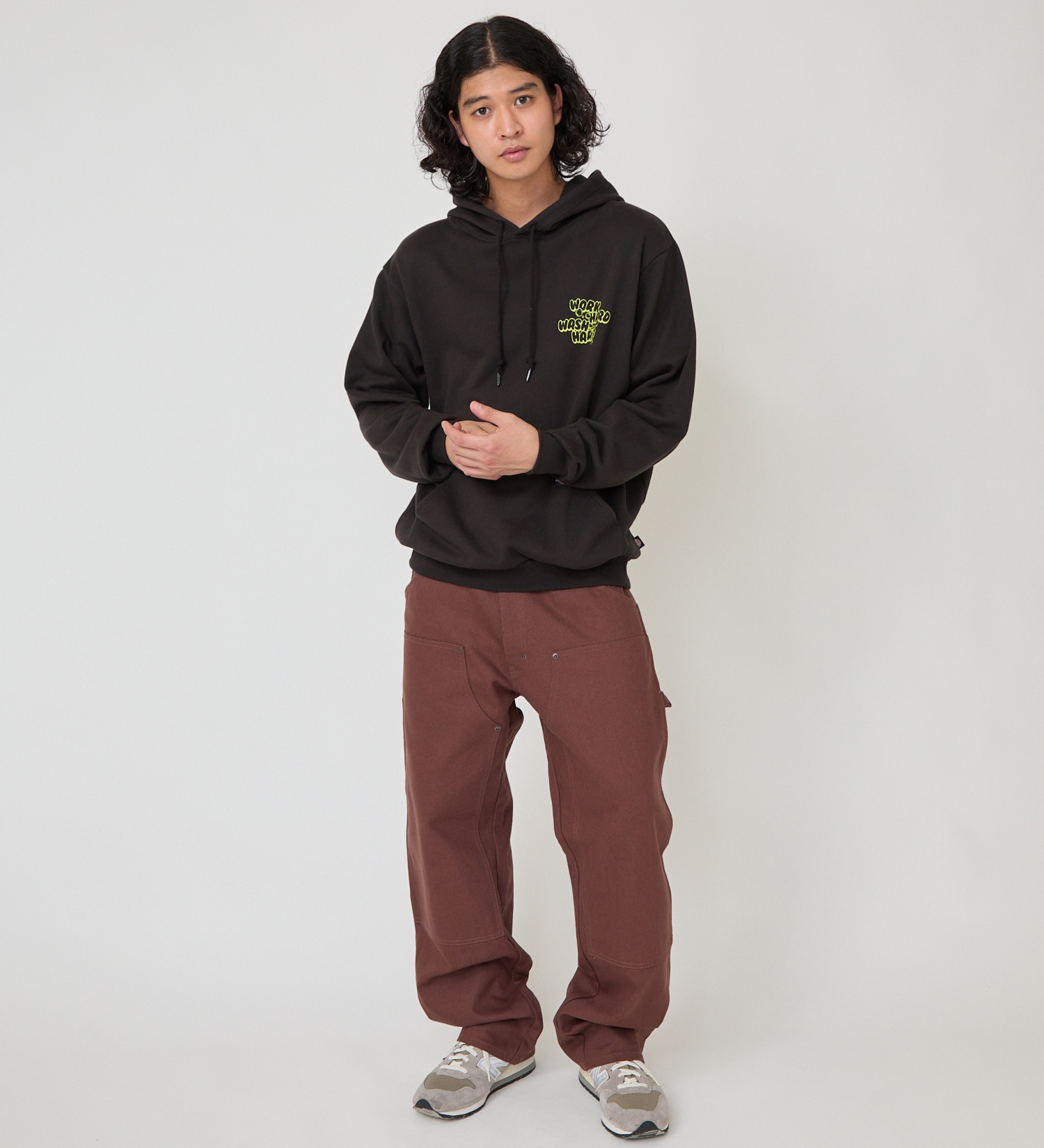 Dickies(ディッキーズ)のウォッシュプリントフーディー|トップス/パーカー/メンズ|ブラック