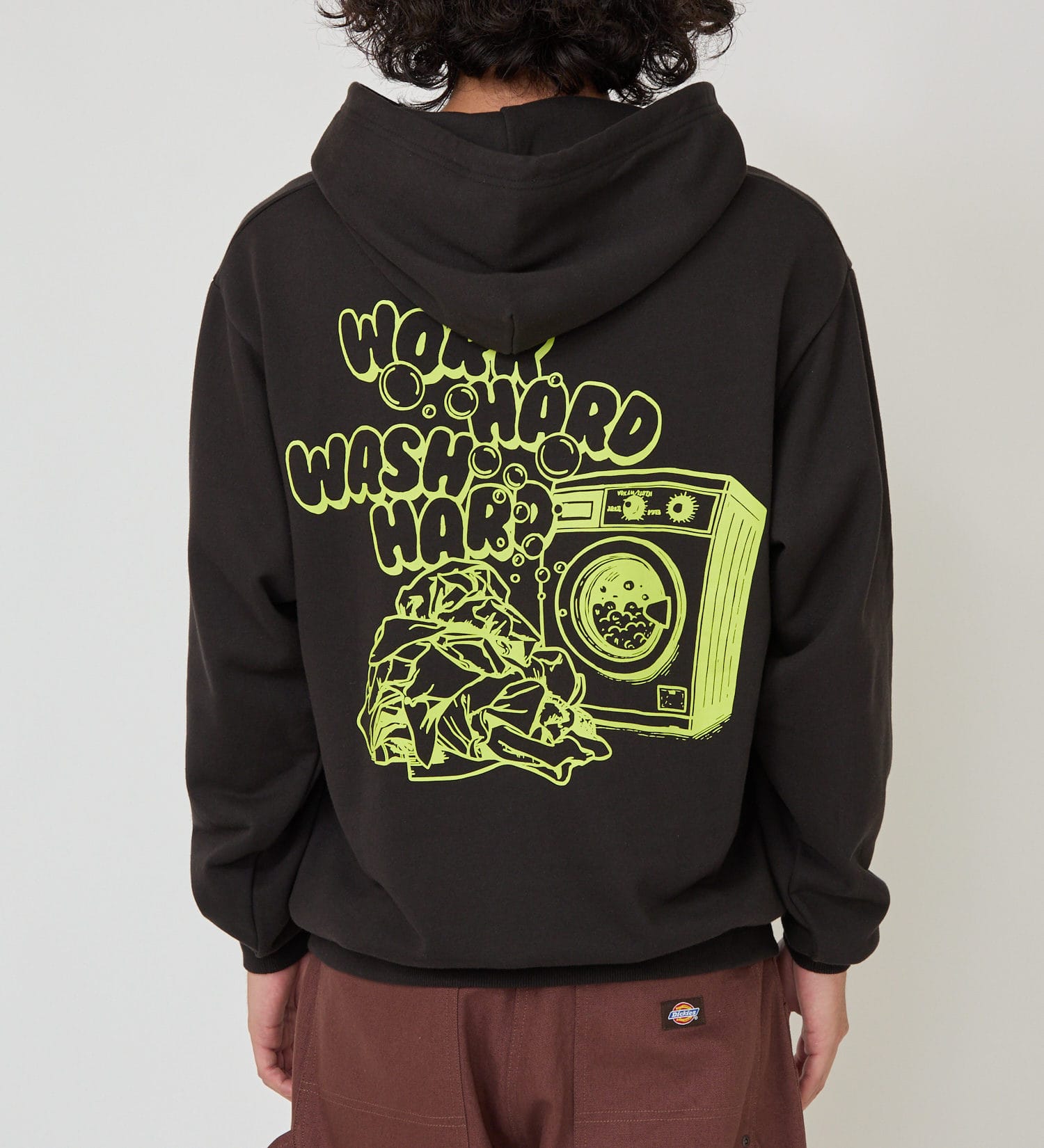 Dickies(ディッキーズ)のウォッシュプリントフーディー|トップス/パーカー/メンズ|ブラック