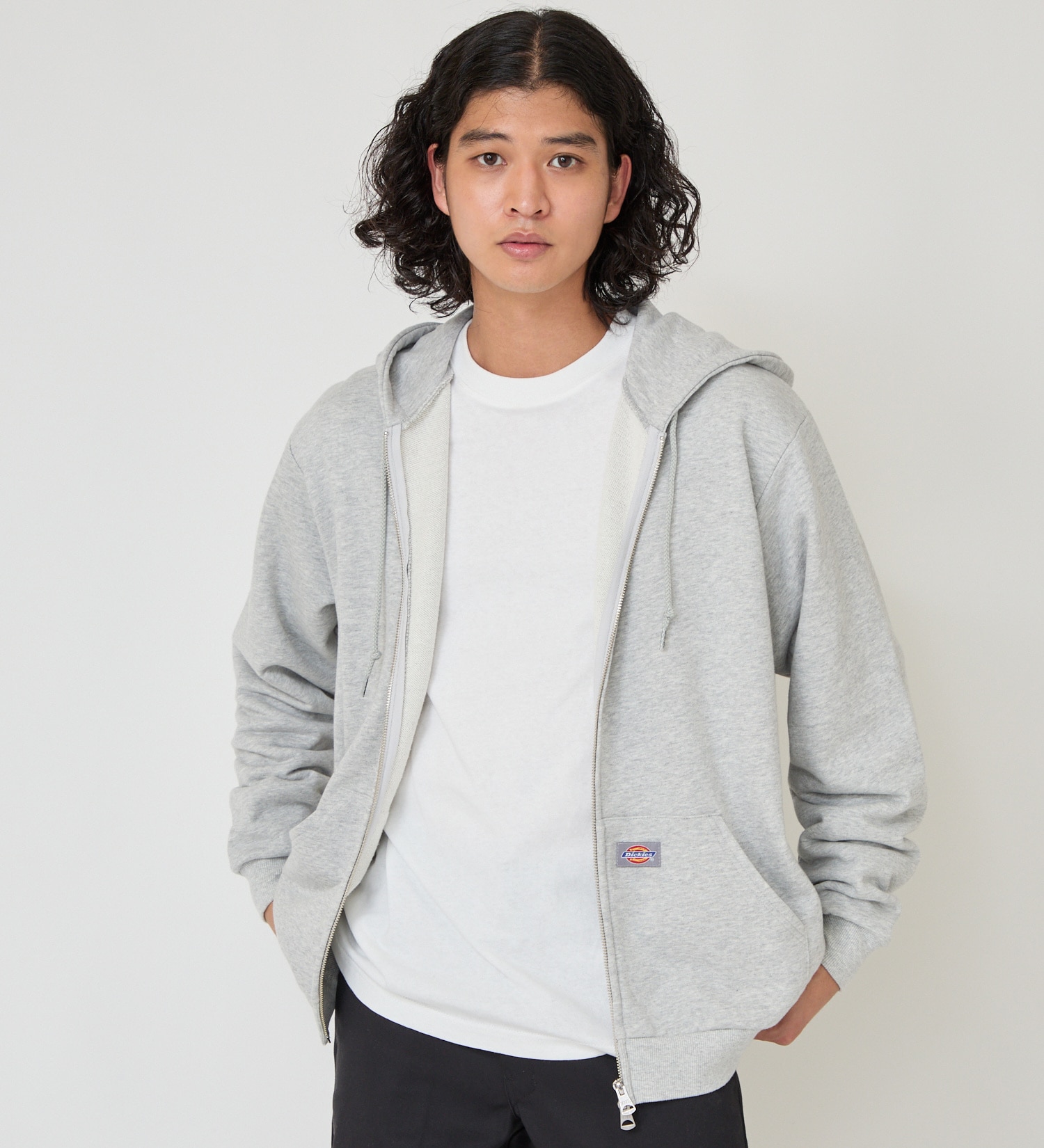 Dickies(ディッキーズ)のプレーンフーディー|トップス/パーカー/メンズ|ヘザ-グレー