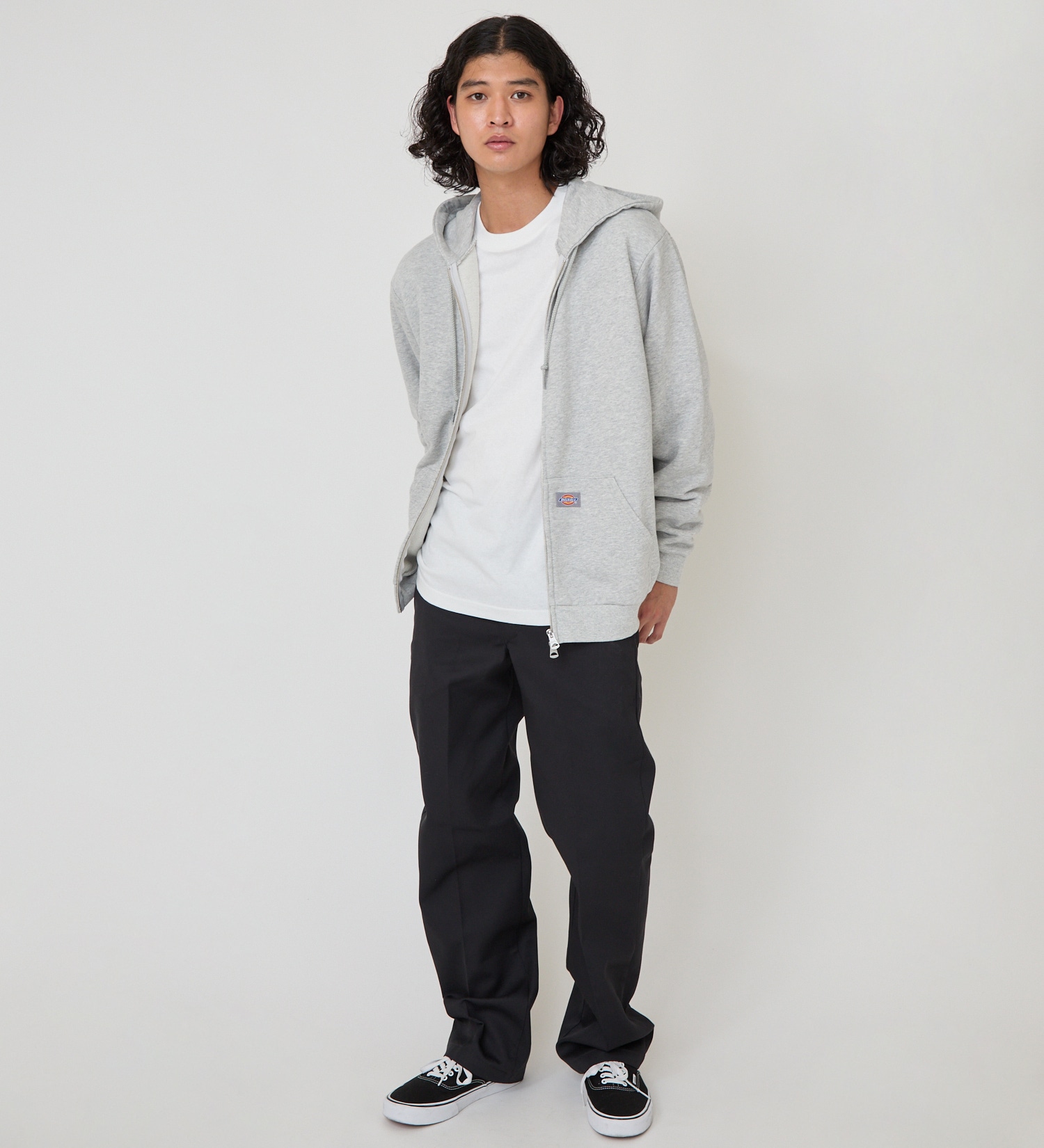 Dickies(ディッキーズ)のプレーンフーディー|トップス/パーカー/メンズ|ヘザ-グレー