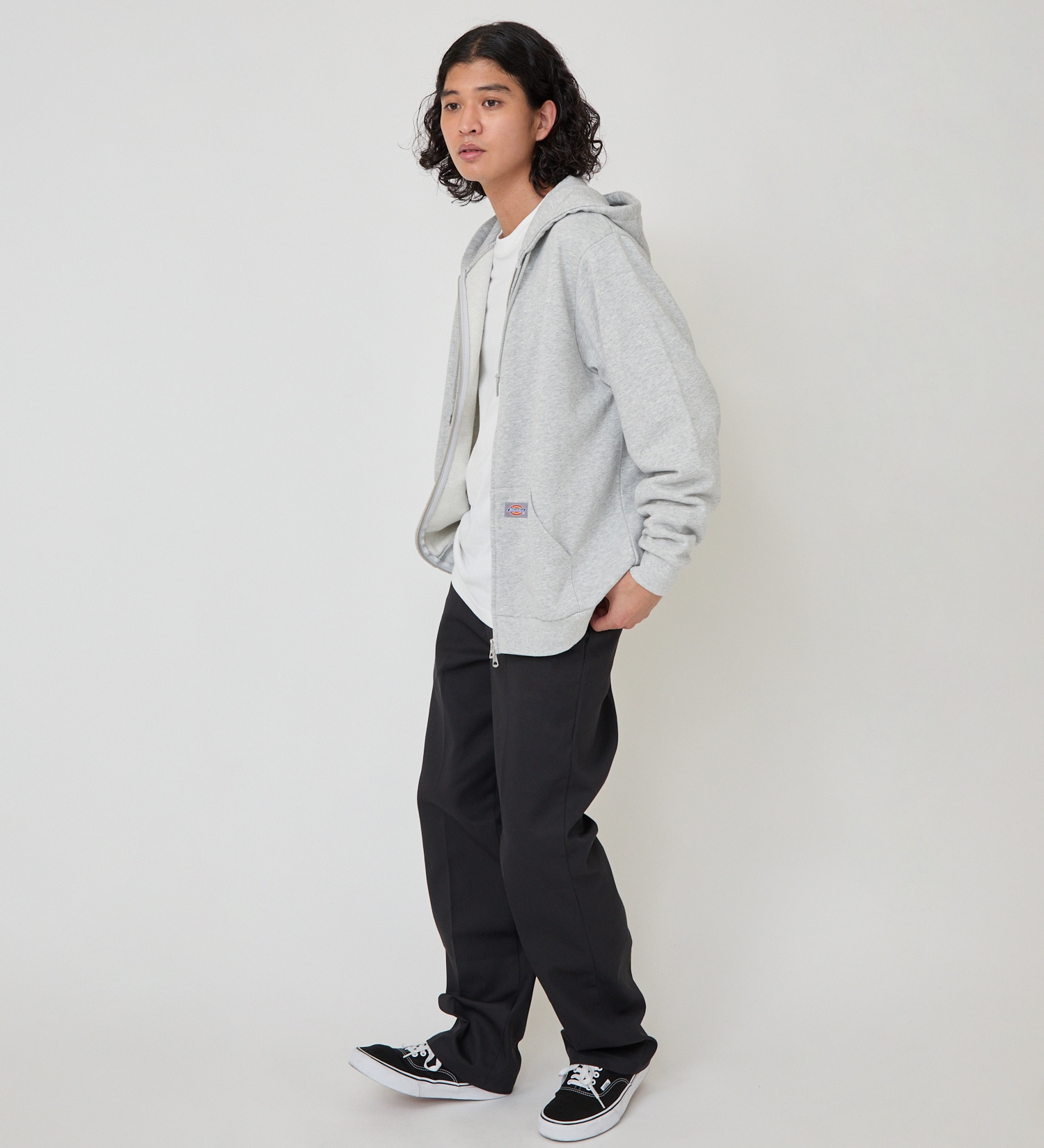 Dickies(ディッキーズ)のプレーンフーディー|トップス/パーカー/メンズ|ヘザ-グレー