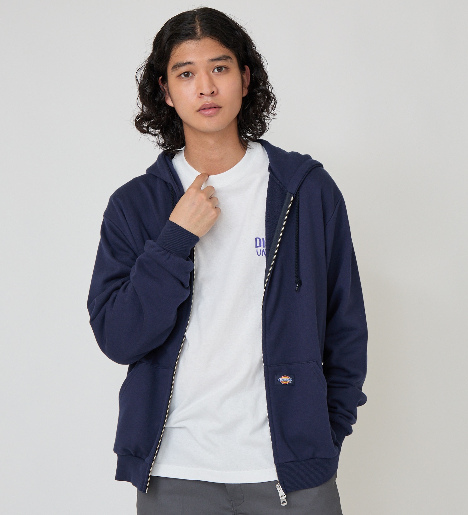 Dickies(ディッキーズ)のプレーンフーディー|トップス/パーカー/メンズ|ネイビー
