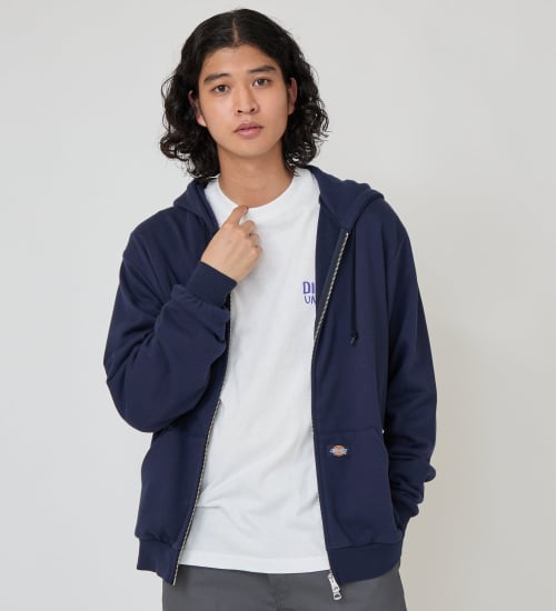 Dickies(ディッキーズ)のプレーンフーディー|トップス/パーカー/メンズ|ネイビー