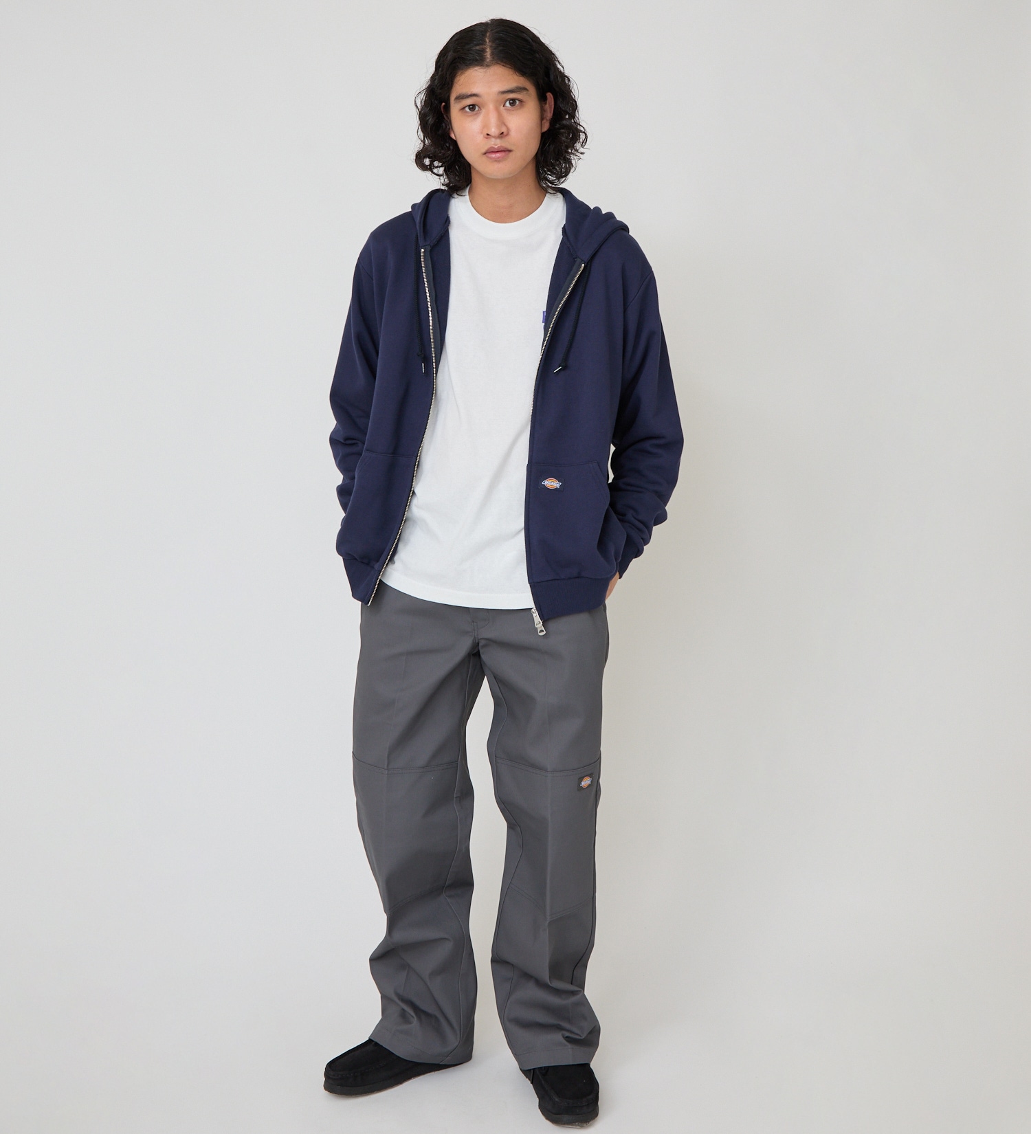 Dickies(ディッキーズ)のプレーンフーディー|トップス/パーカー/メンズ|ネイビー