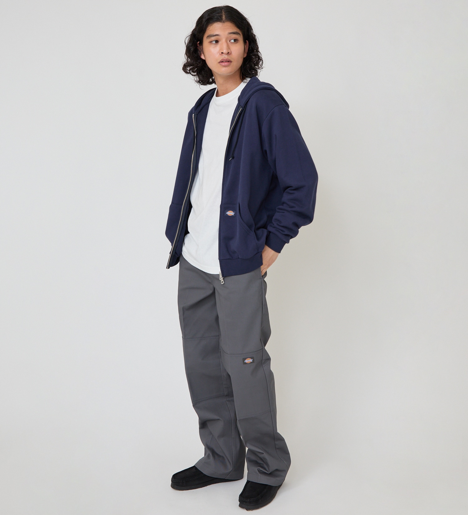 Dickies(ディッキーズ)のプレーンフーディー|トップス/パーカー/メンズ|ネイビー