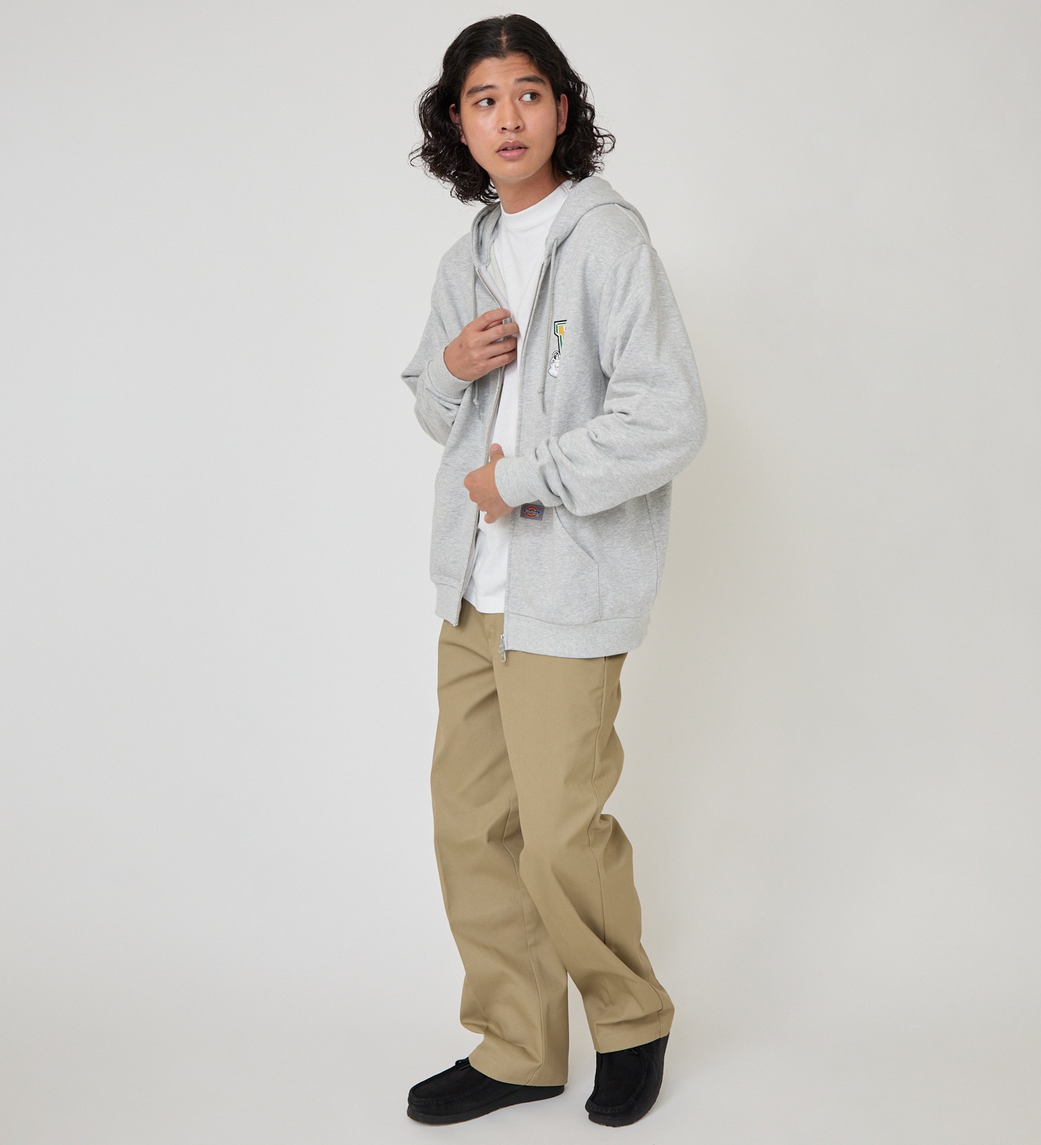 Dickies(ディッキーズ)のエンジェルジップフーディー|トップス/パーカー/メンズ|ヘザ－グレー