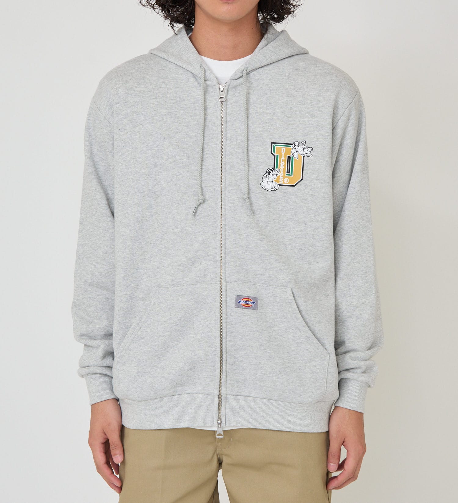 Dickies(ディッキーズ)のエンジェルジップフーディー|トップス/パーカー/メンズ|ヘザ－グレー