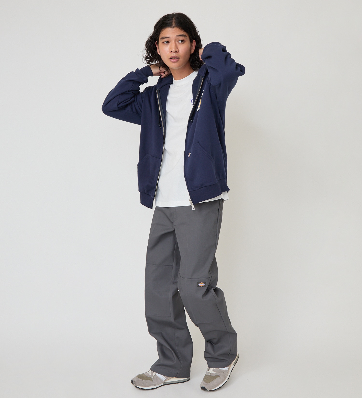 Dickies(ディッキーズ)のエンジェルジップフーディー|トップス/パーカー/メンズ|ネイビー