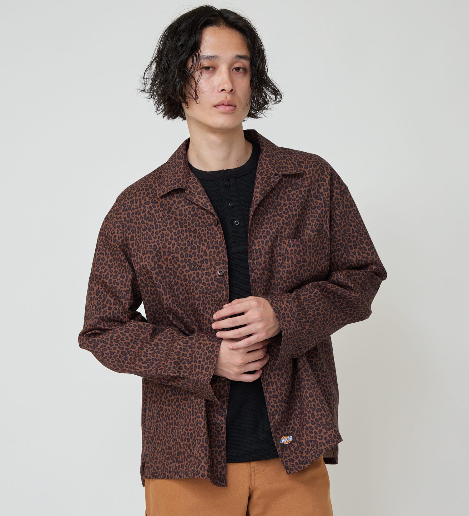 Dickies(ディッキーズ)のレオパードパターンシャツ|トップス/シャツ/ブラウス/メンズ|アニマル