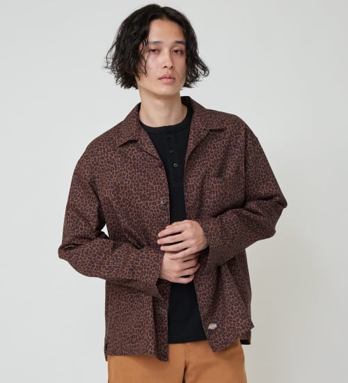 Dickies(ディッキーズ)のレオパードパターンシャツ|トップス/シャツ/ブラウス/メンズ|アニマル