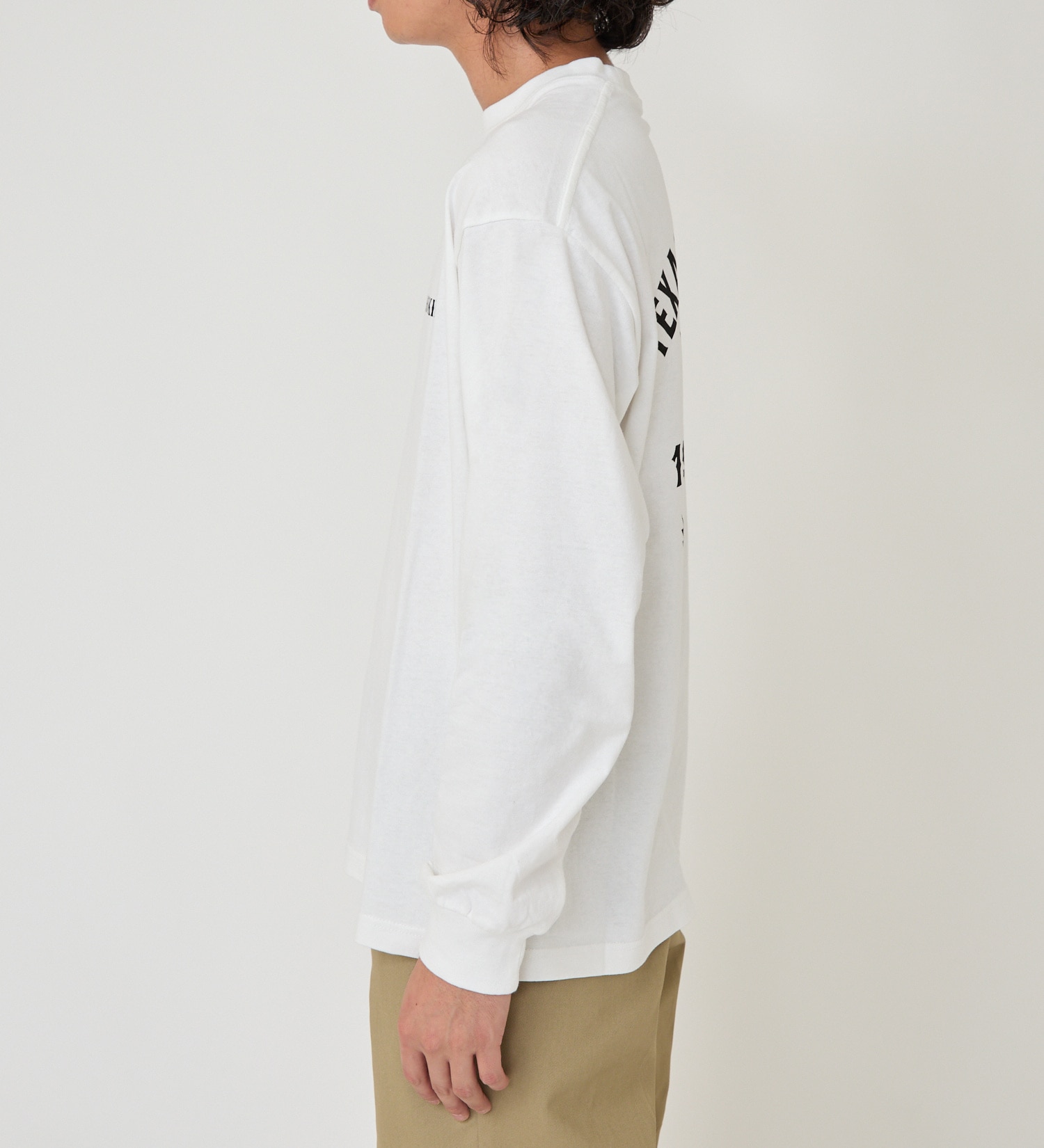 Dickies(ディッキーズ)のグラフィックロングスリーブTシャツA-2|トップス/Tシャツ/カットソー/メンズ|ホワイト