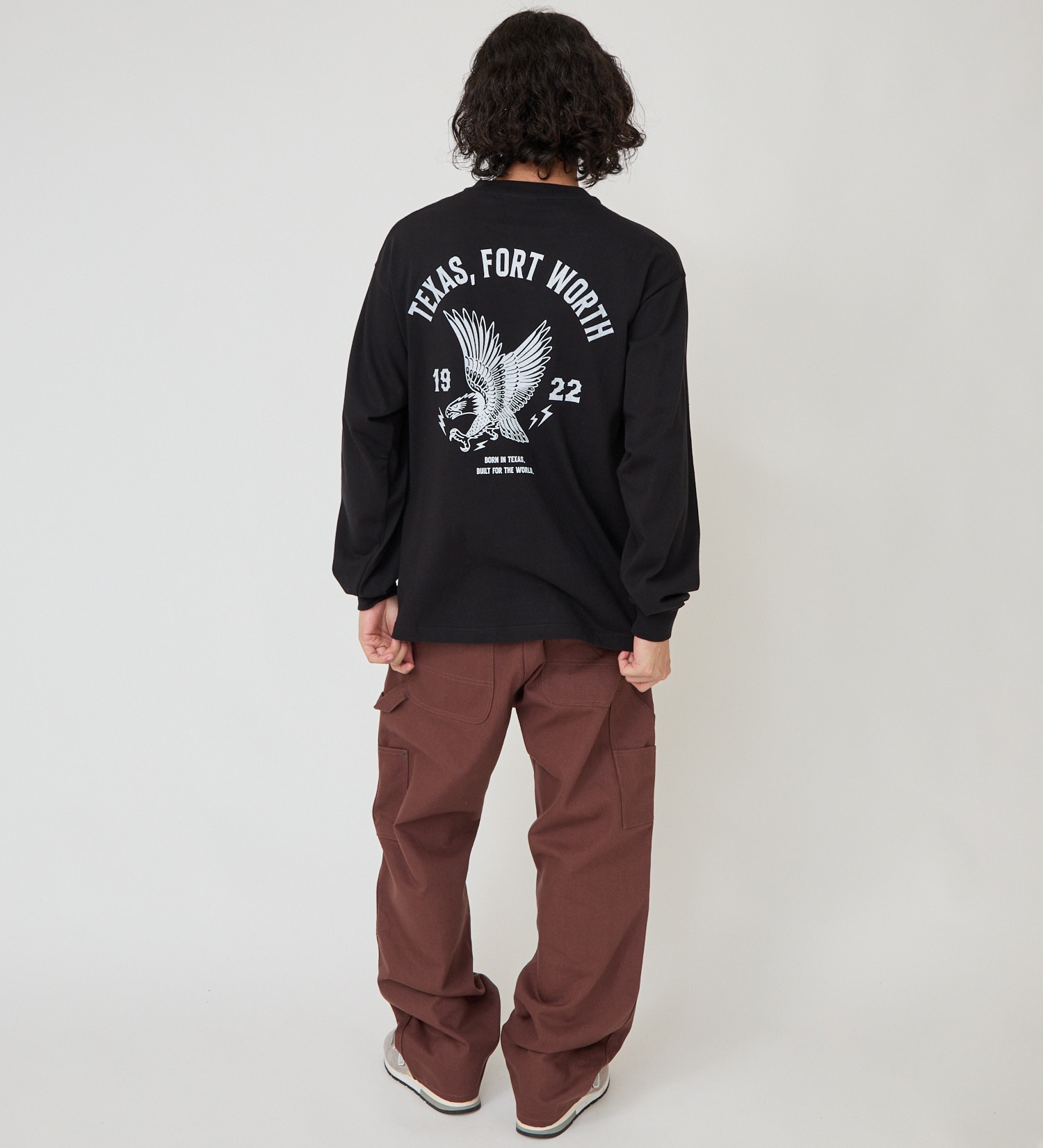 Dickies(ディッキーズ)のグラフィックロングスリーブTシャツA-2|トップス/Tシャツ/カットソー/メンズ|ブラック