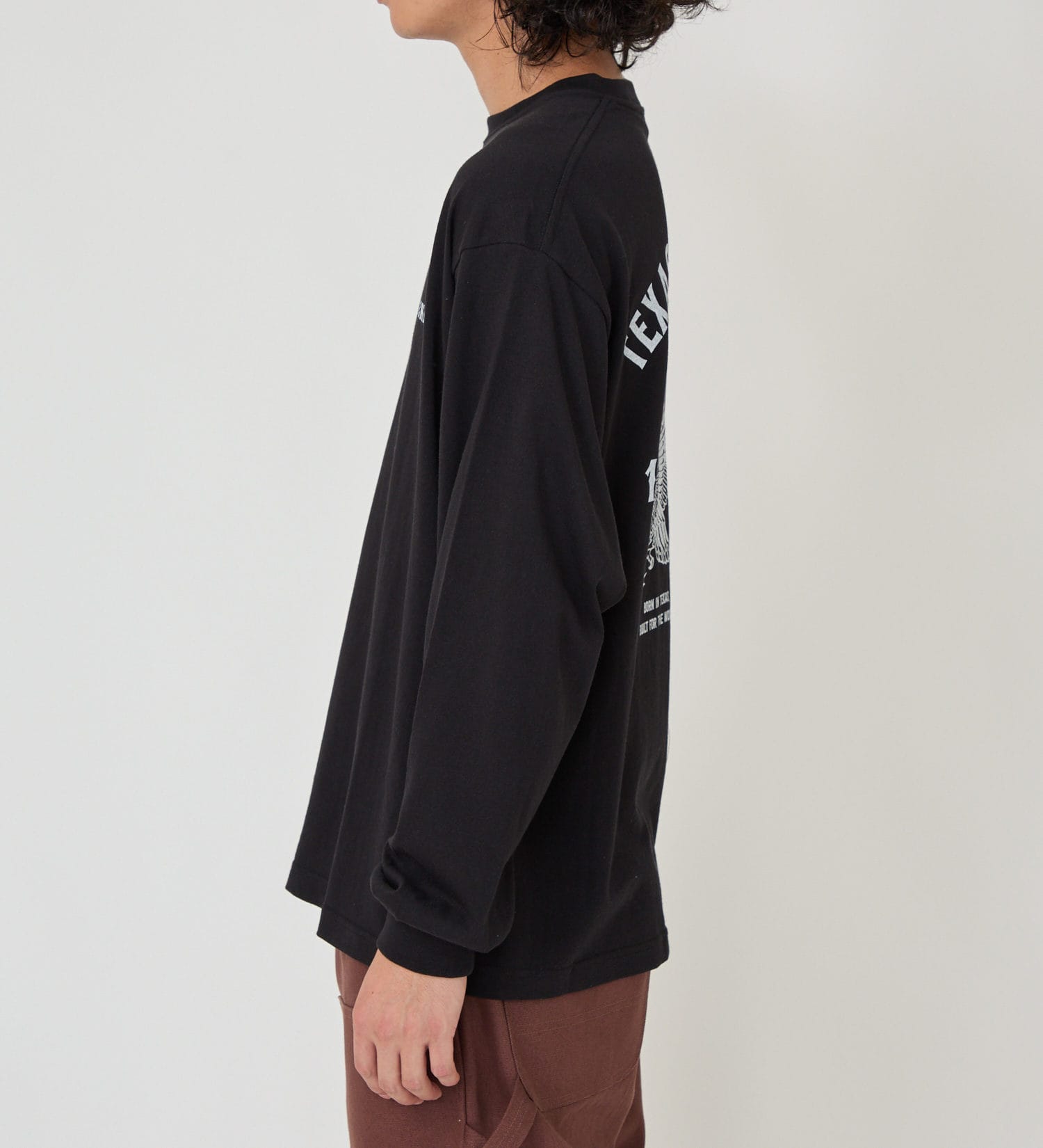 Dickies(ディッキーズ)のグラフィックロングスリーブTシャツA-2|トップス/Tシャツ/カットソー/メンズ|ブラック