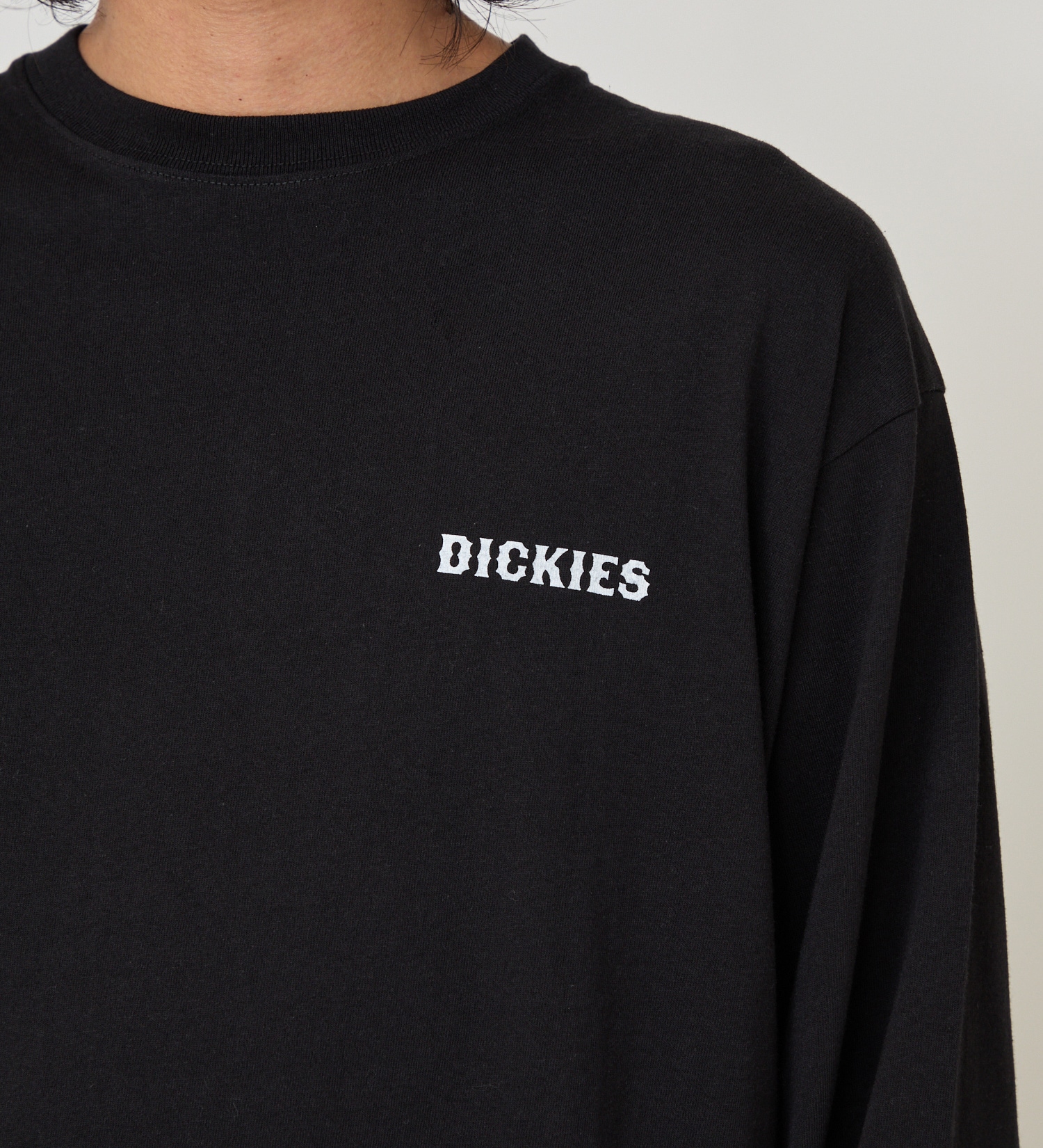 Dickies(ディッキーズ)のグラフィックロングスリーブTシャツA-2|トップス/Tシャツ/カットソー/メンズ|ブラック