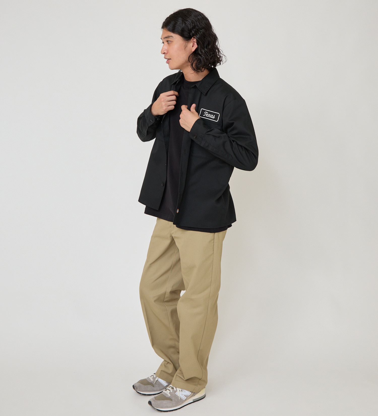 Dickies(ディッキーズ)のバック刺繍シャツ|トップス/シャツ/ブラウス/メンズ|ブラック