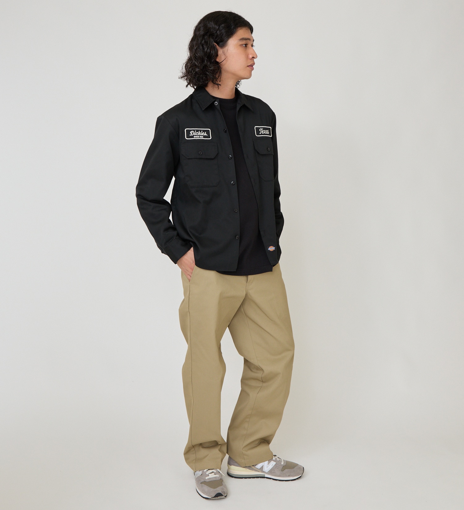 Dickies(ディッキーズ)のバック刺繍シャツ|トップス/シャツ/ブラウス/メンズ|ブラック